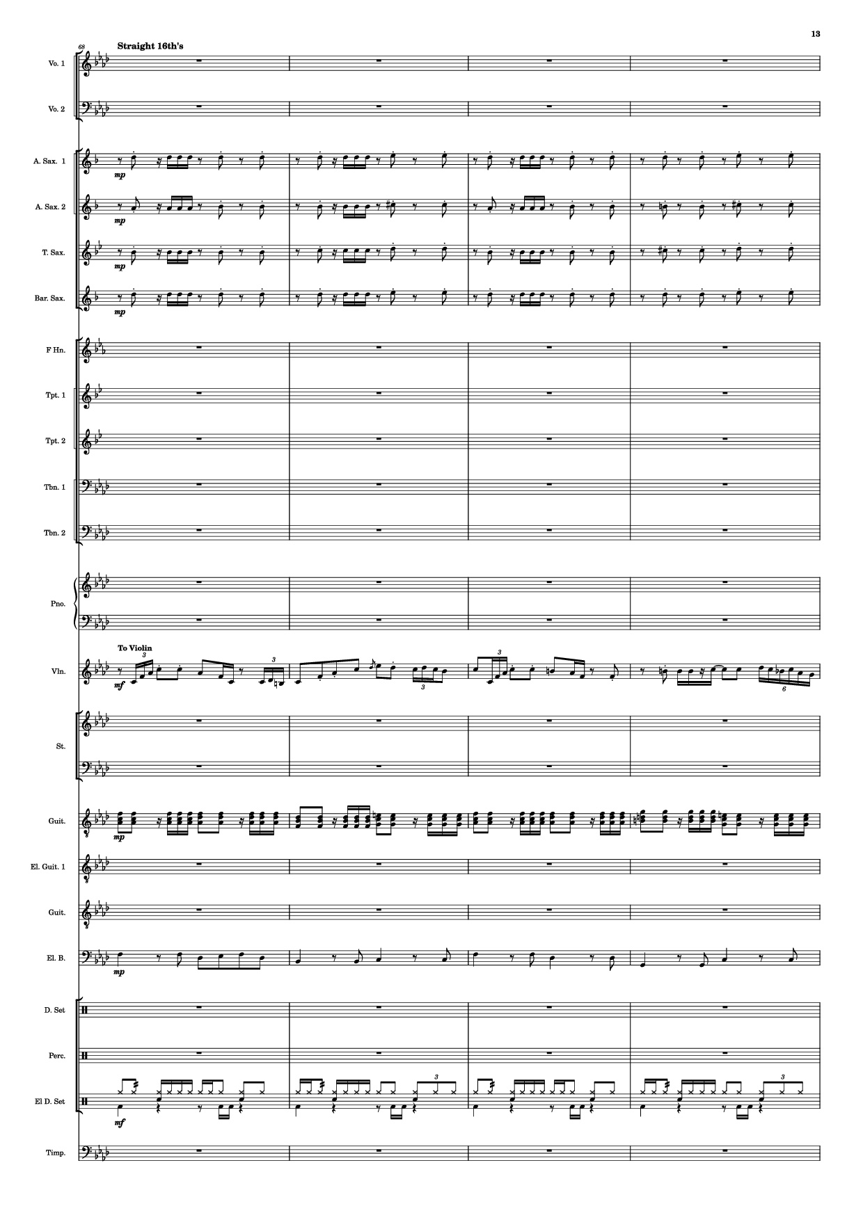 Trang 13 của Sheet nhạc PDF bài hát Se mettre sur son trente-et-un! Piano - HOYO-MiX