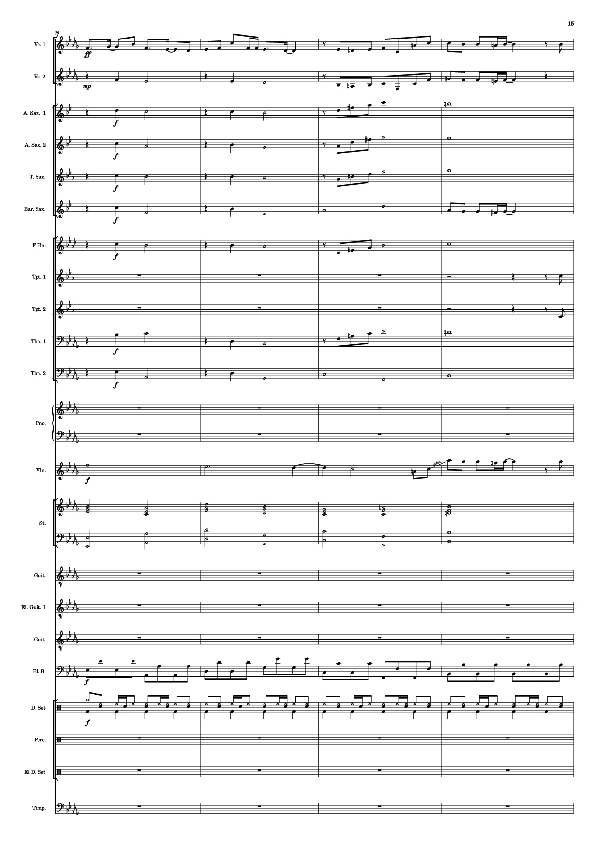 Trang 15 của Sheet nhạc PDF bài hát Se mettre sur son trente-et-un! Piano - HOYO-MiX