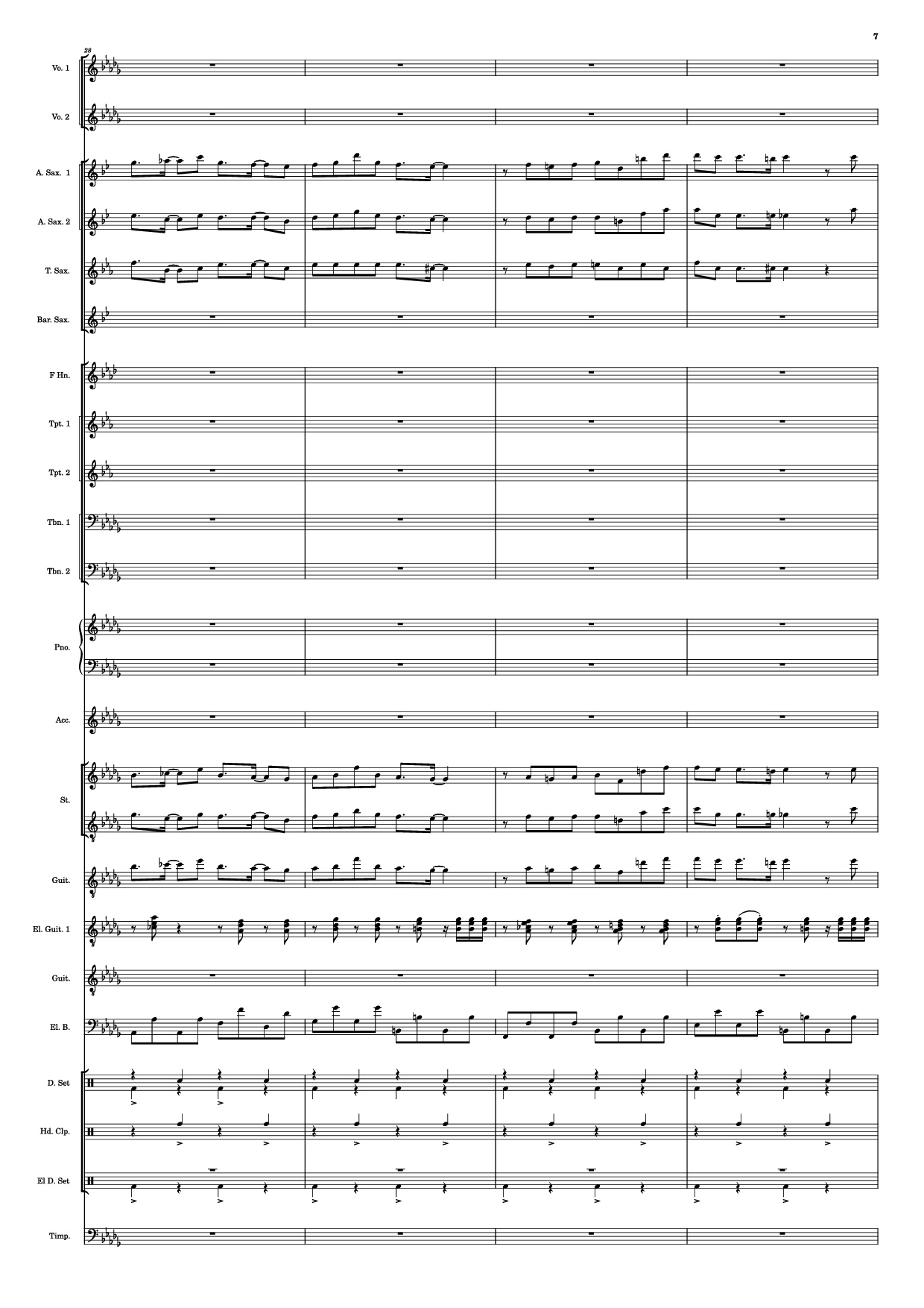 Trang 7 của Sheet nhạc PDF bài hát Se mettre sur son trente-et-un! Piano - HOYO-MiX