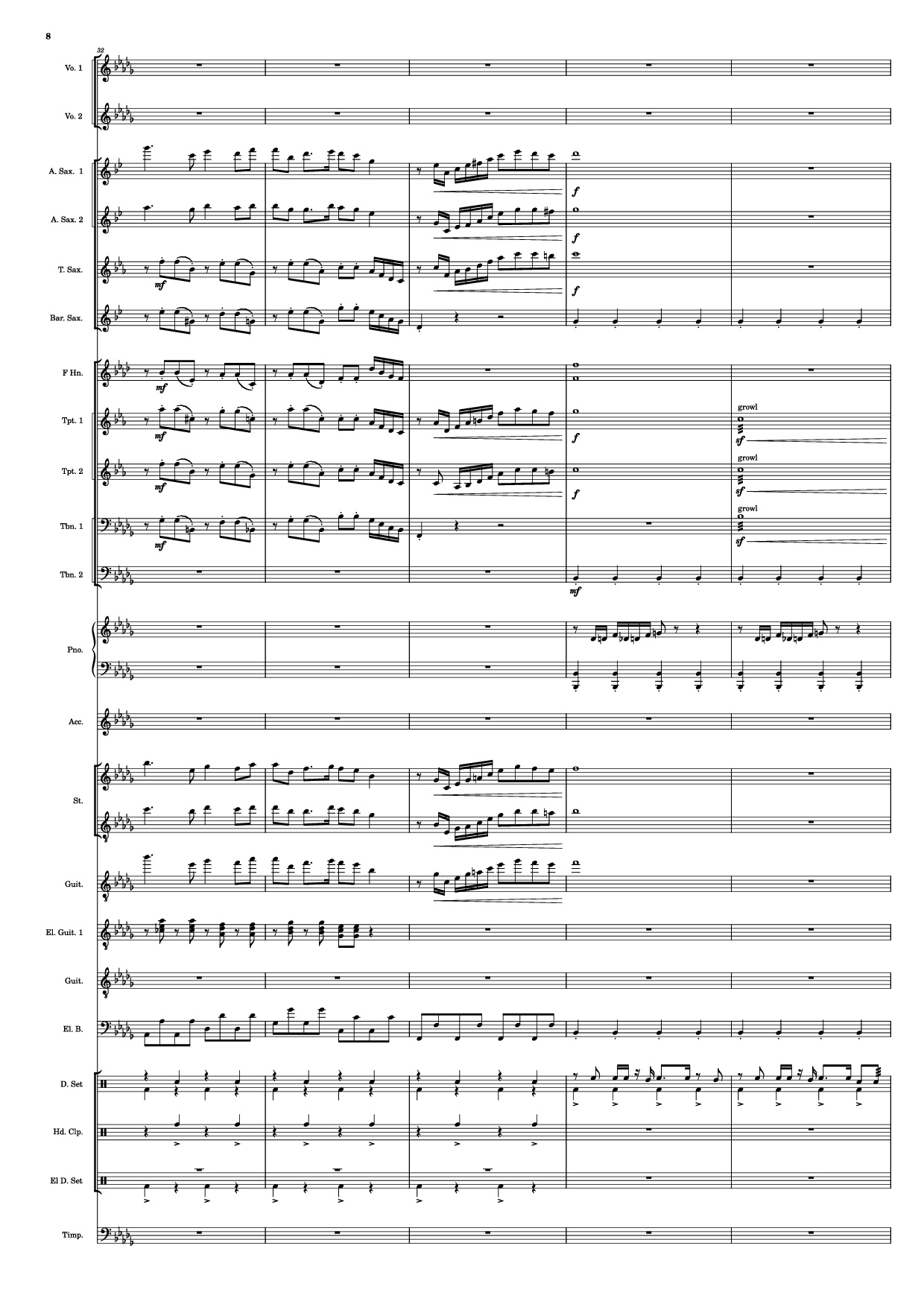 Trang 8 của Sheet nhạc PDF bài hát Se mettre sur son trente-et-un! Piano - HOYO-MiX
