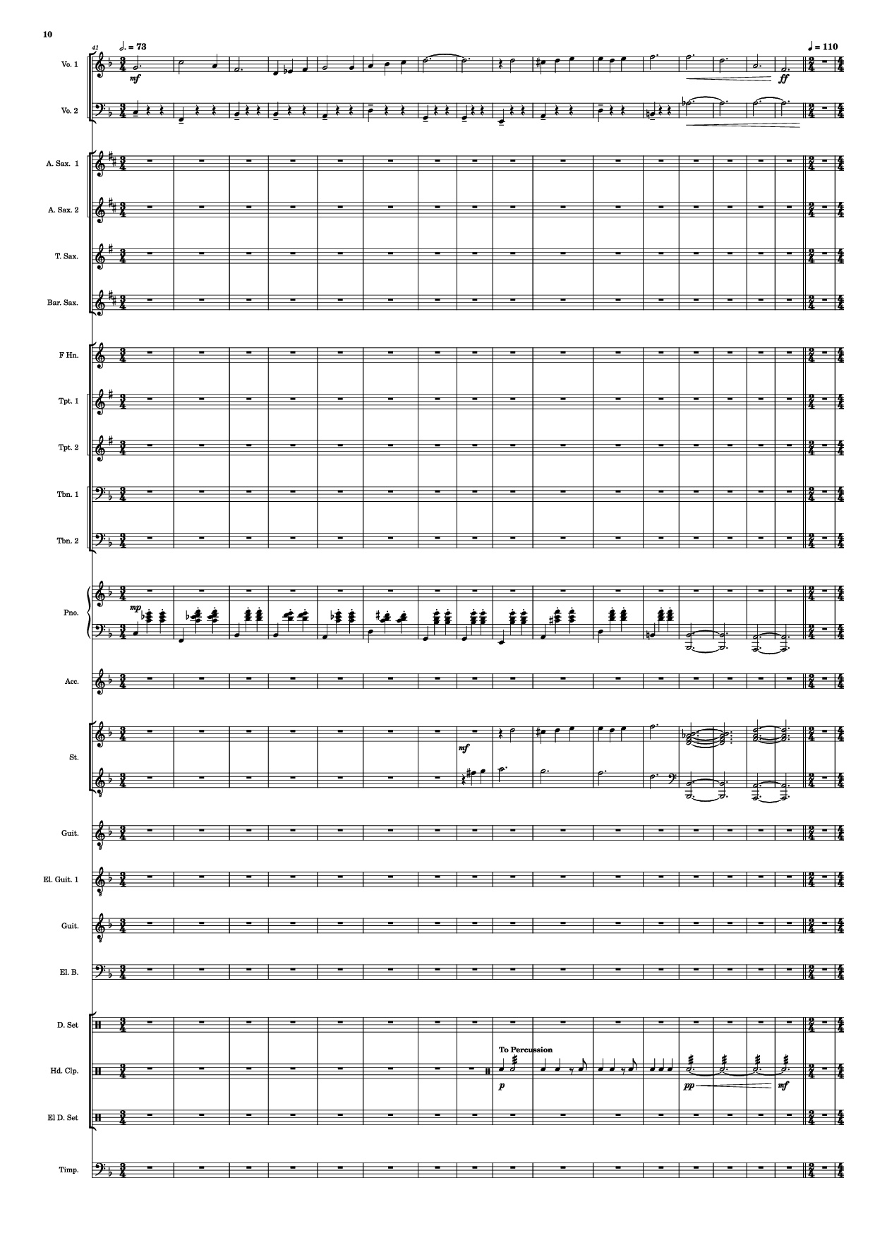 Trang 10 của Sheet nhạc PDF bài hát Se mettre sur son trente-et-un! Piano - HOYO-MiX