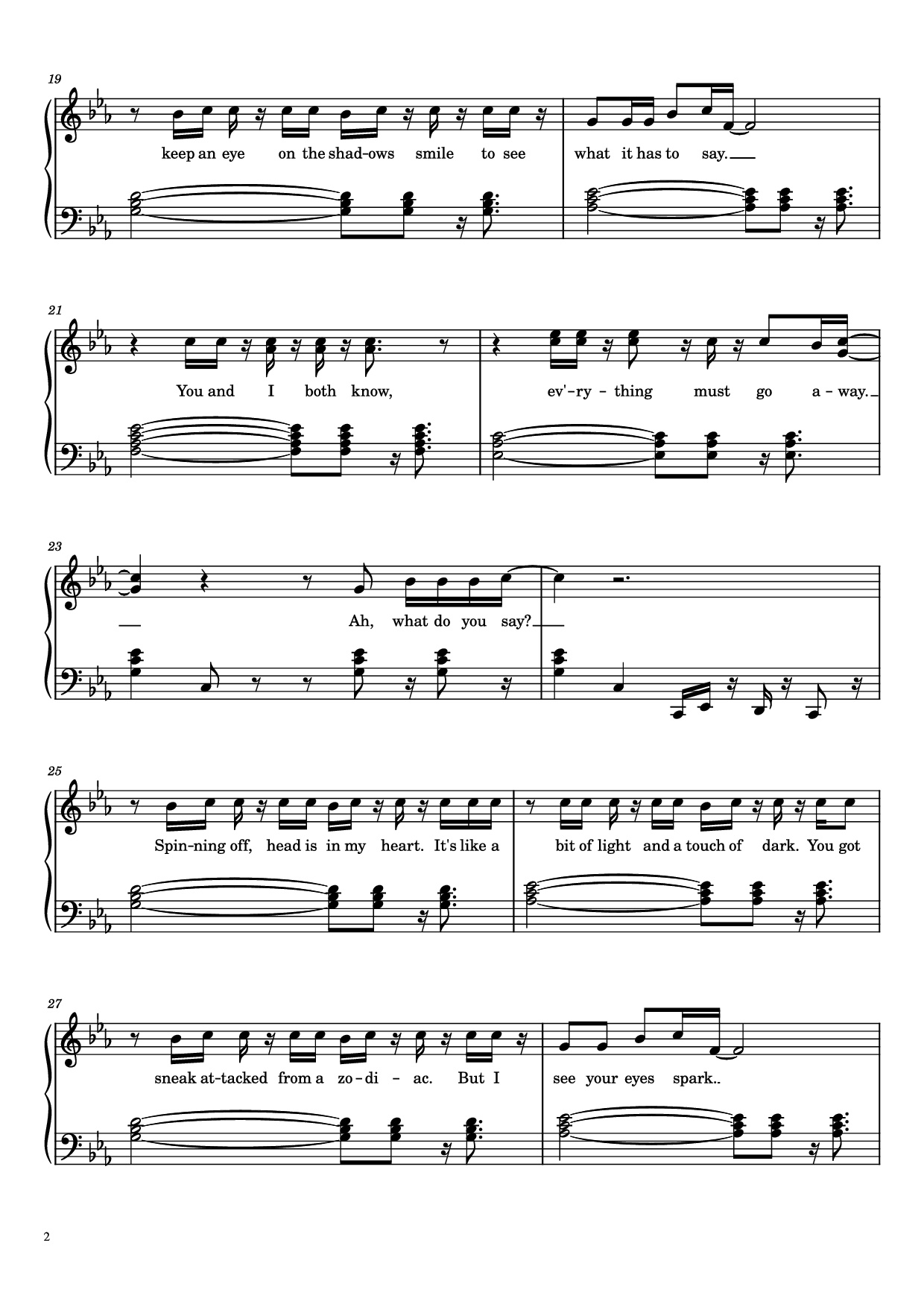 Trang 2 của Sheet nhạc PDF Piano bài hát Dark Necessities Piano - Red Hot Chili Peppers