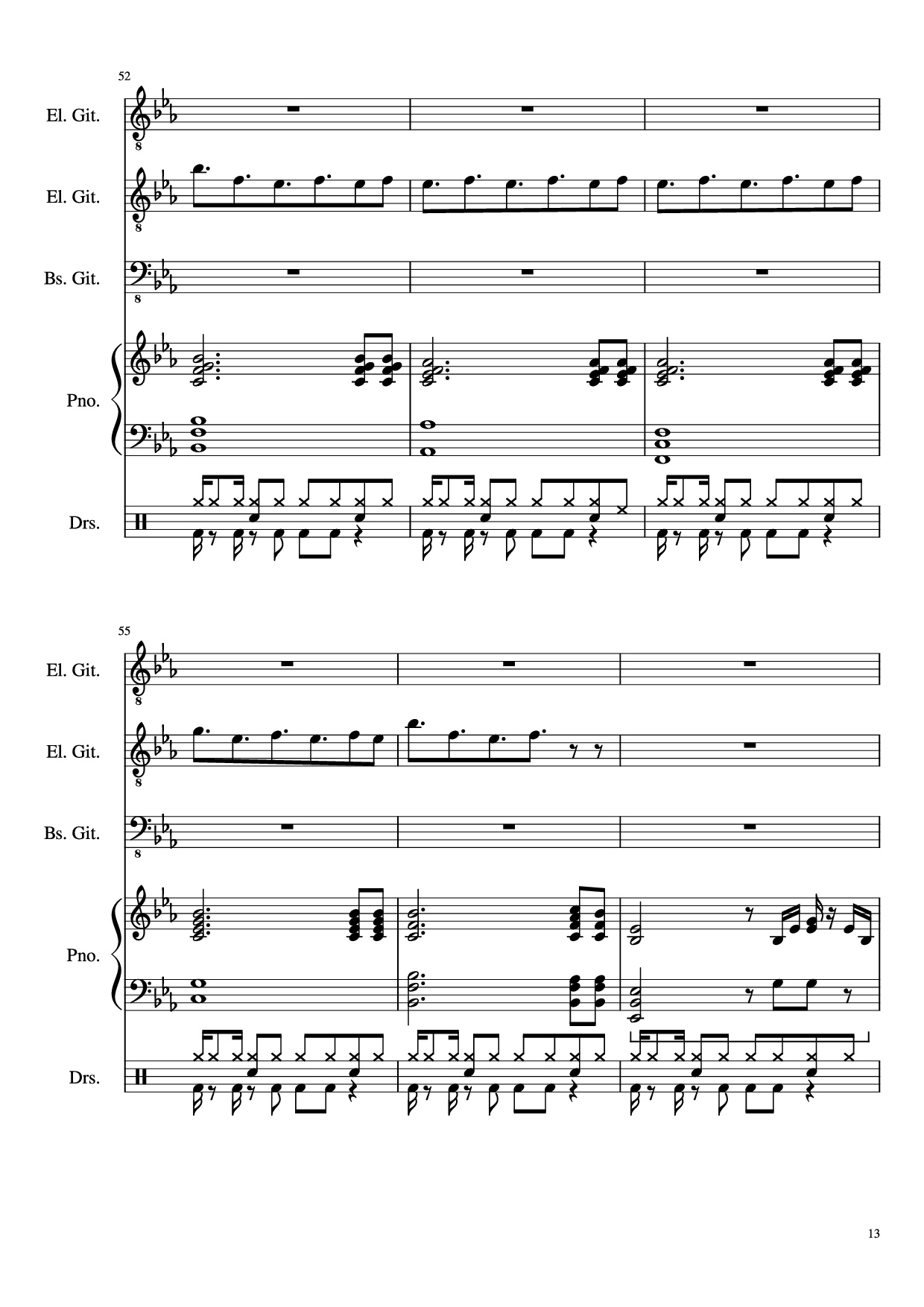 Trang 13 của Sheet nhạc PDF bài hát Dark Necessities Piano - JaronTu