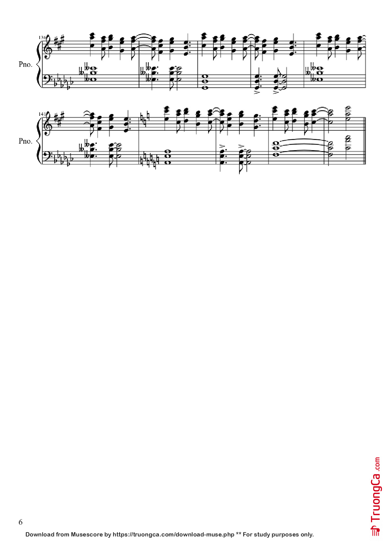 Trang 6 của Sheet nhạc PDF Piano bài hát Attack On Titan Theme Piano - Undefined
