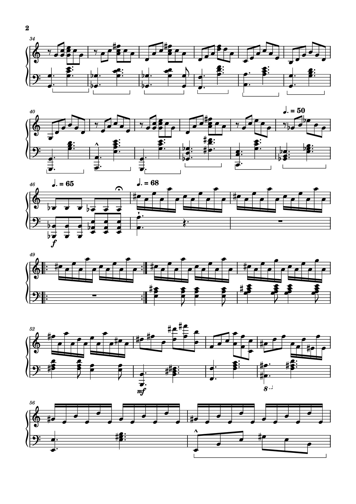Trang 2 của Sheet nhạc PDF Piano bài hát Fate of the Stars Piano - Undefined
