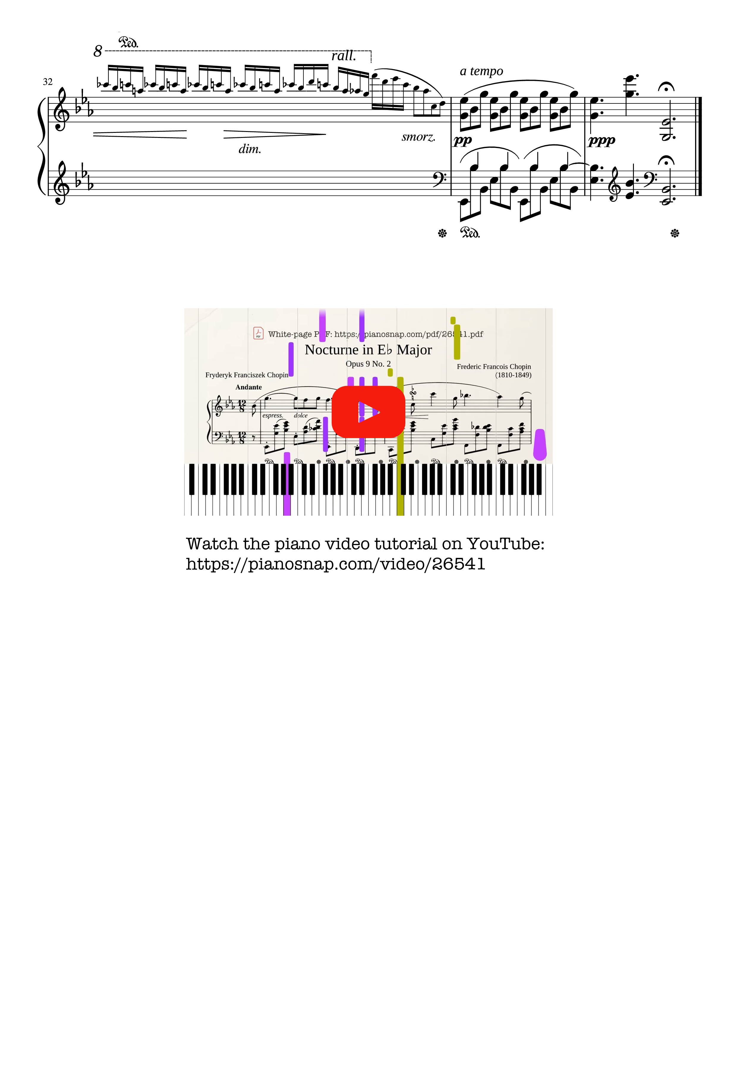 Trang 4 của Sheet nhạc PDF bài hát Nocturne in E♭ Major, Op.9 No.2 - Frederic Francois Chopin