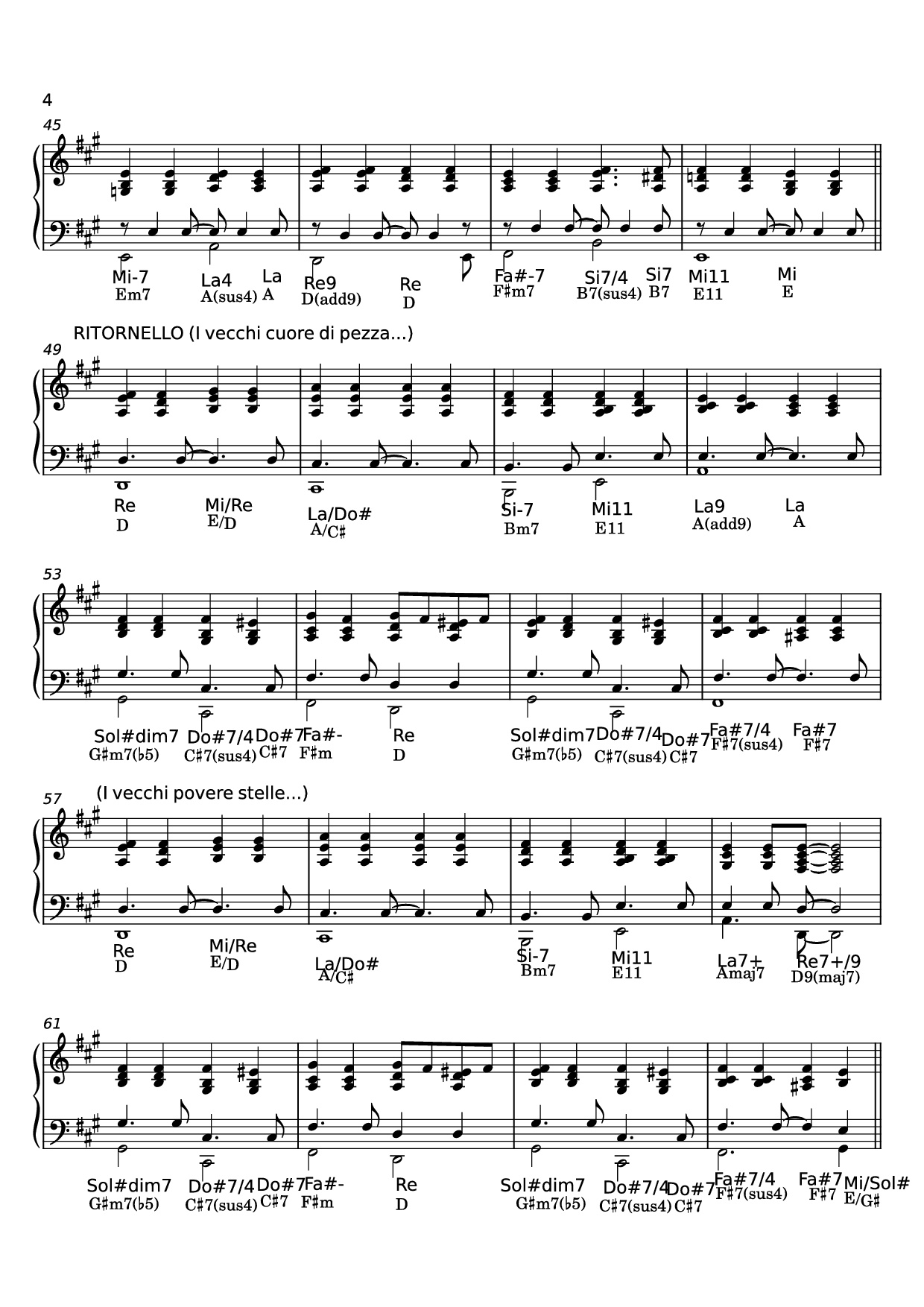 Trang 4 của Sheet nhạc PDF Piano bài hát I VECCHI di Claudio Baglioni Piano - Claudio Baglioni