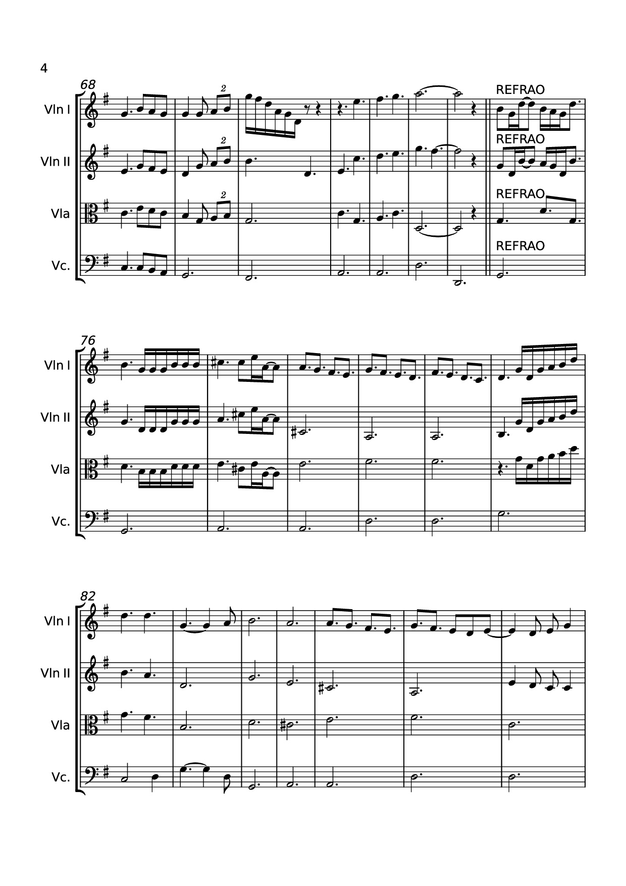 Trang 4 của Sheet nhạc PDF bài hát Eles se Amam - Pedro Valenca