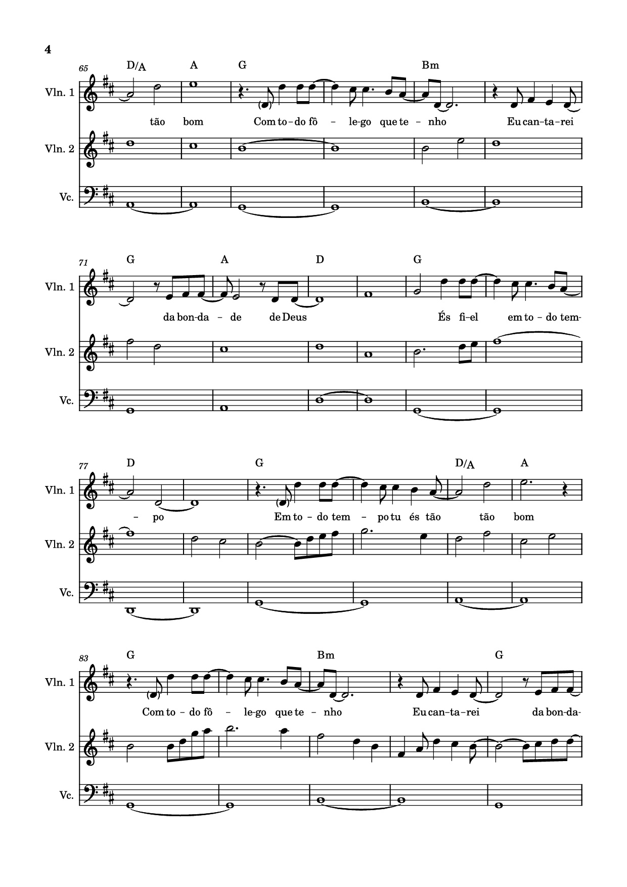 Trang 4 của Sheet nhạc PDF Piano bài hát Bondade de Deus Piano - Isaías Saad