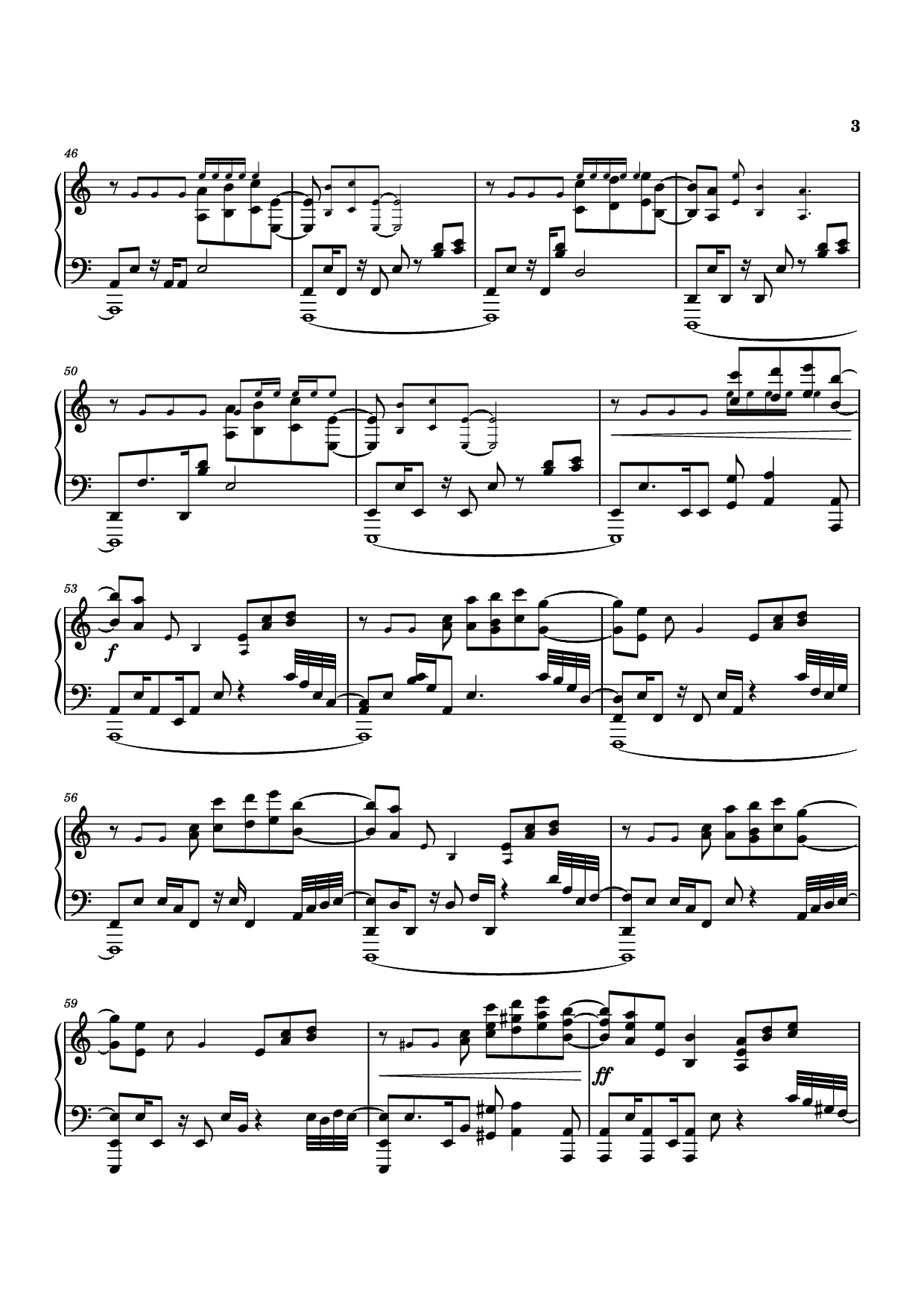 Trang 3 của Sheet nhạc PDF Piano bài hát Deeper Piano - Lena Raine
