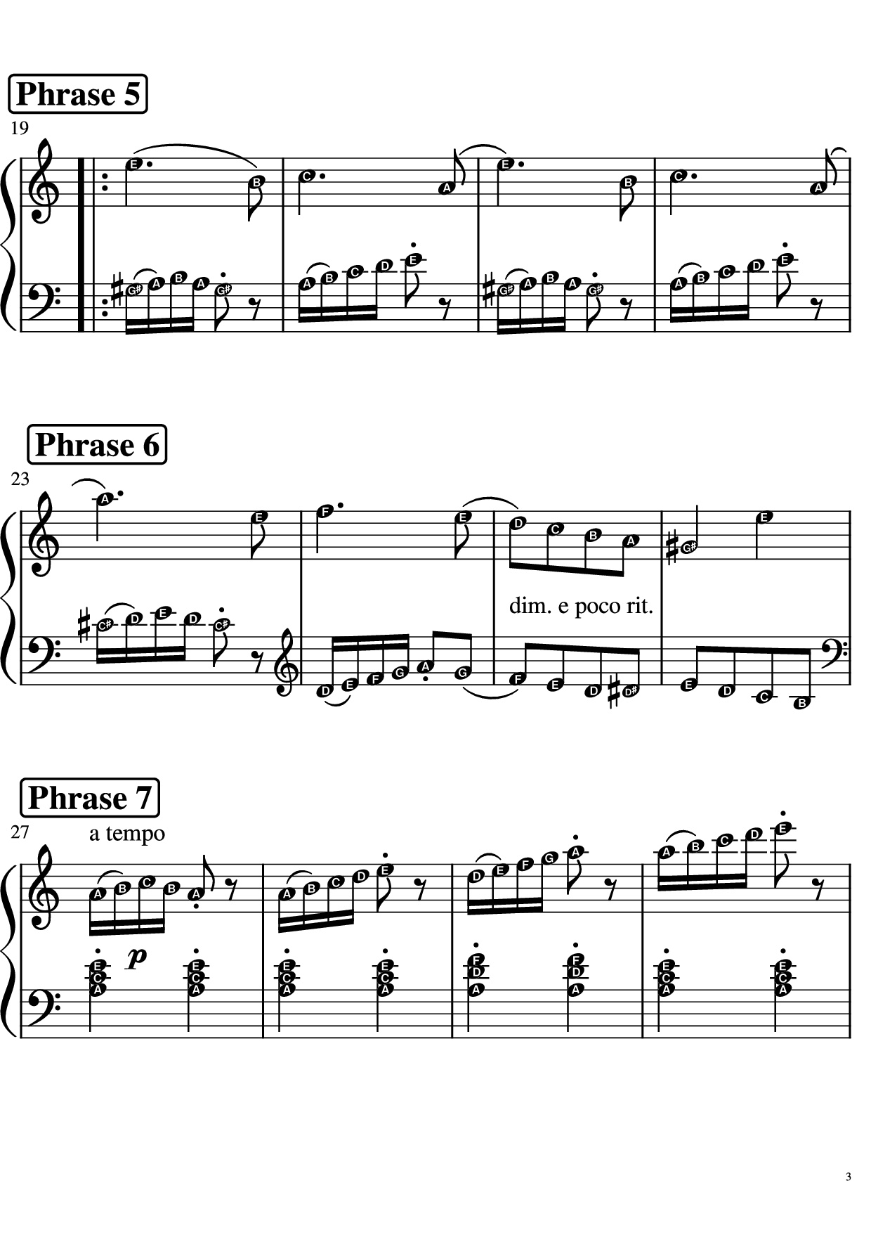 Trang 3 của Sheet nhạc PDF bài hát Arabesque Op. 100 - Burgmuller