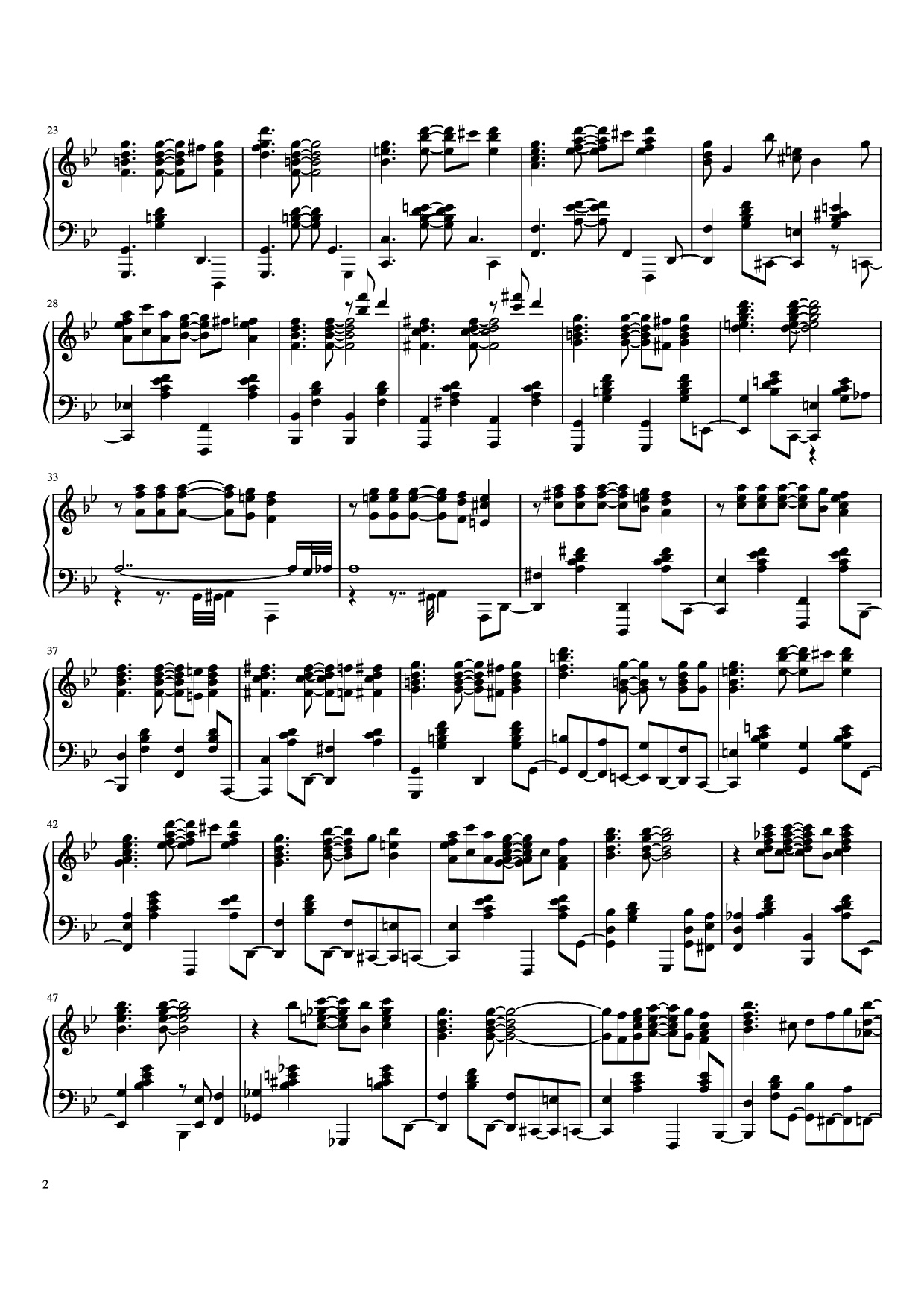 Trang 2 của Sheet nhạc PDF Piano bài hát The Charleston Piano - James P. Johnson