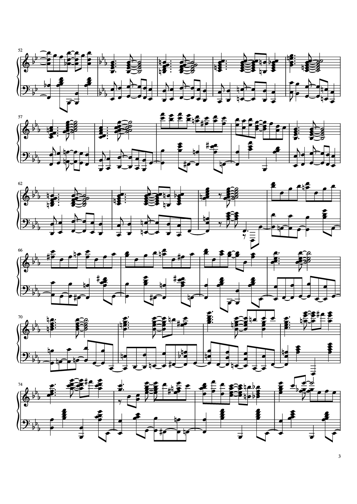 Trang 3 của Sheet nhạc PDF Piano bài hát The Charleston Piano - James P. Johnson