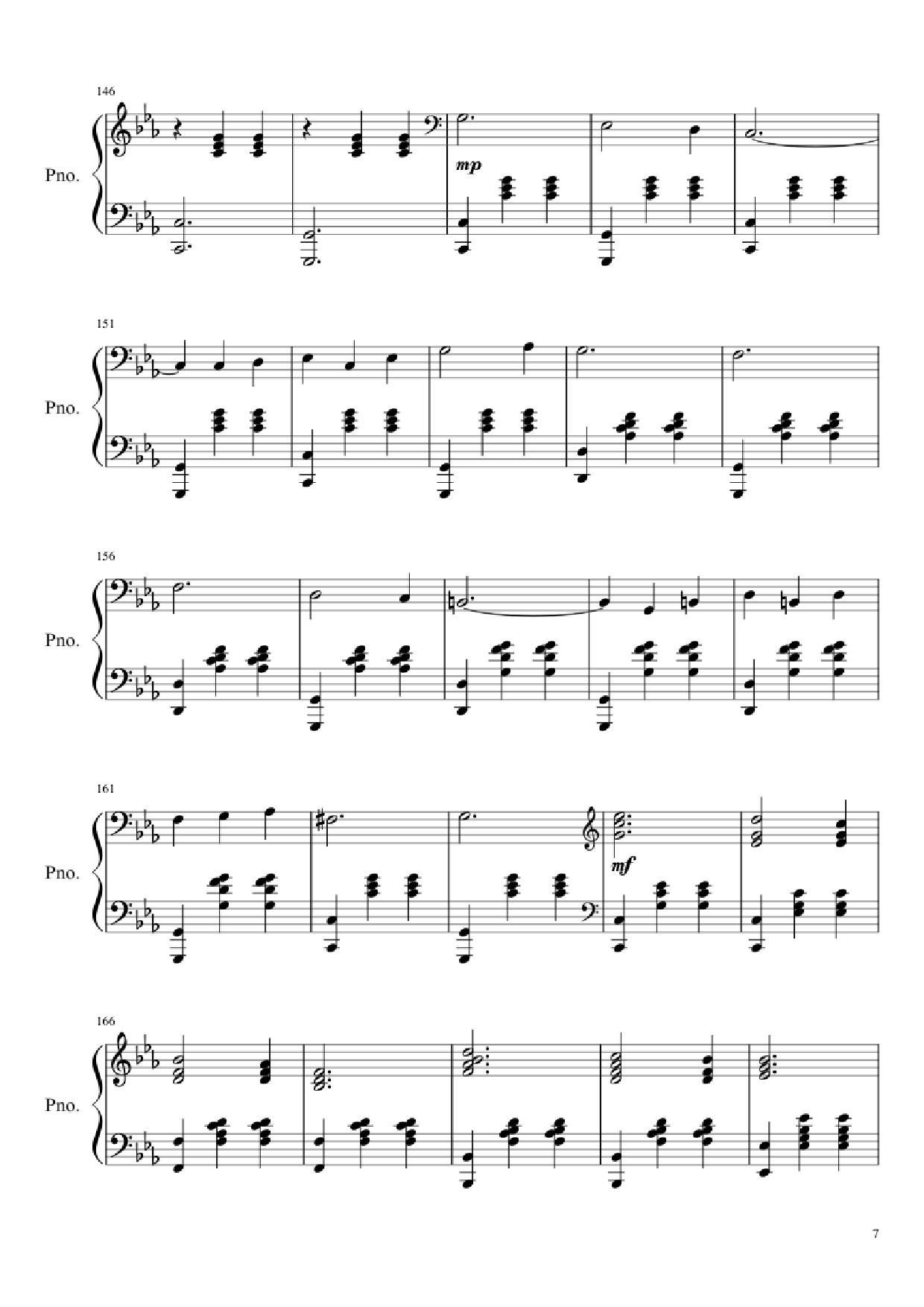 Trang 7 của Sheet nhạc PDF bài hát Waltz No. 2 Shostakovich Piano - Composed by Dmitri Shostakovich Transcribed by Andrea Tam