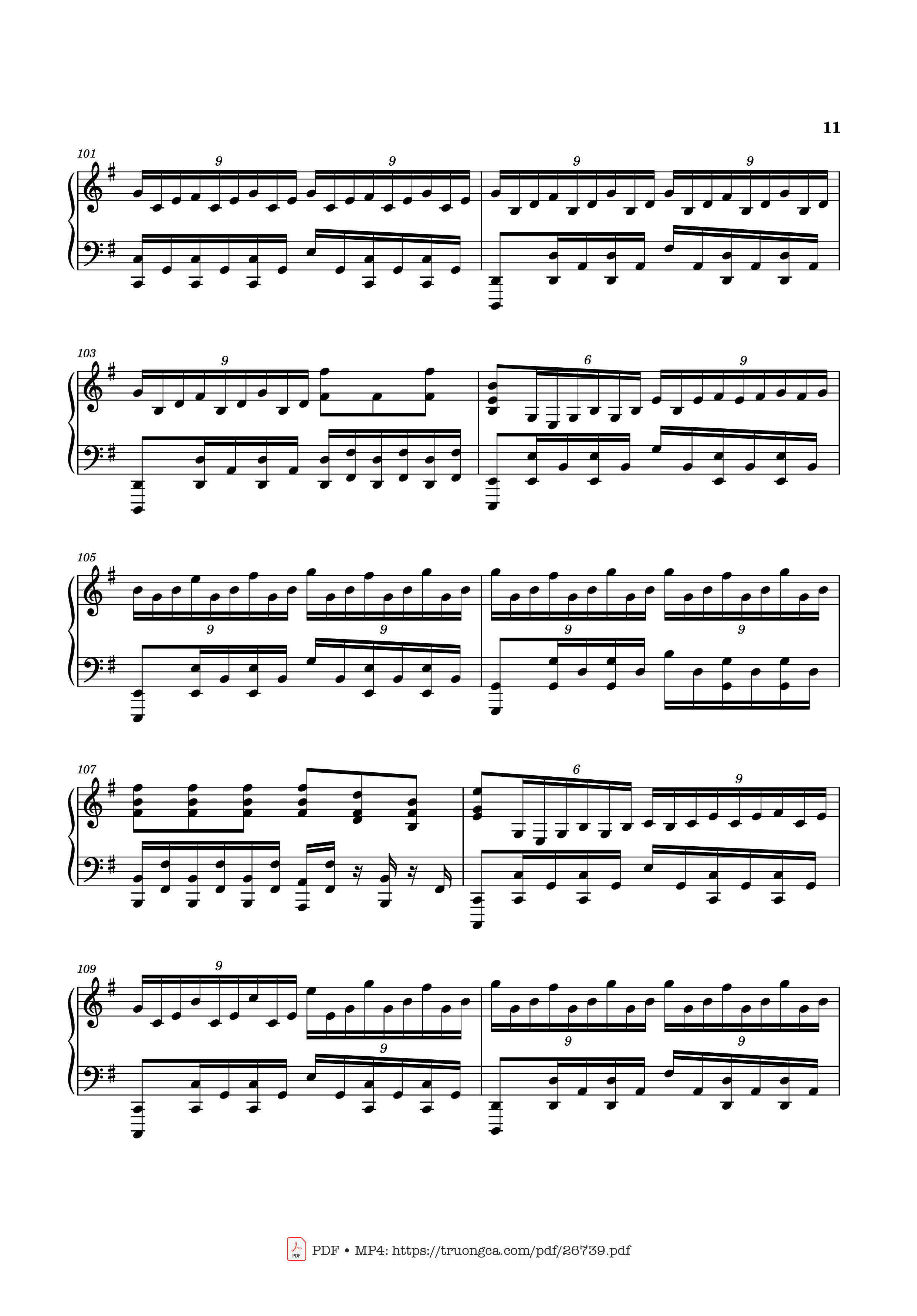 Trang 11 của Sheet nhạc PDF Piano bài hát Can You Hear the Music Piano - Ludwig Goransson