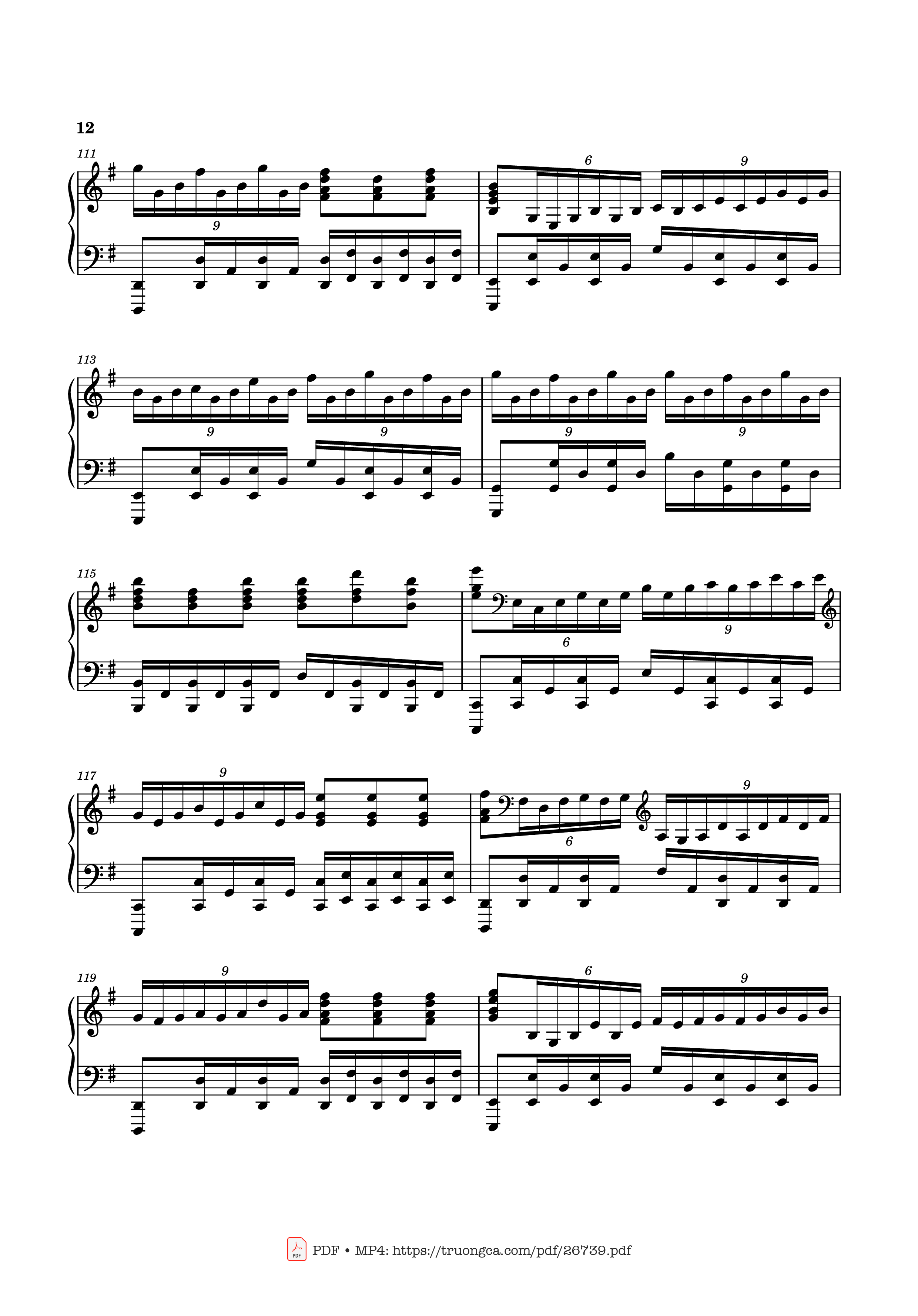 Trang 12 của Sheet nhạc PDF Piano bài hát Can You Hear the Music Piano - Ludwig Goransson