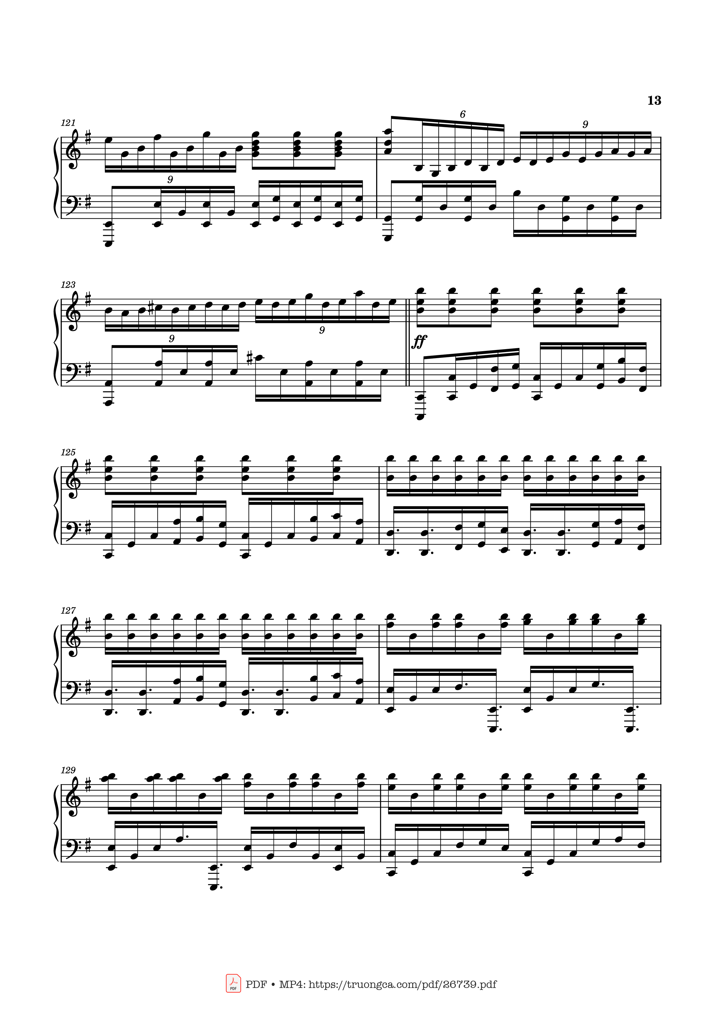 Trang 13 của Sheet nhạc PDF Piano bài hát Can You Hear the Music Piano - Ludwig Goransson