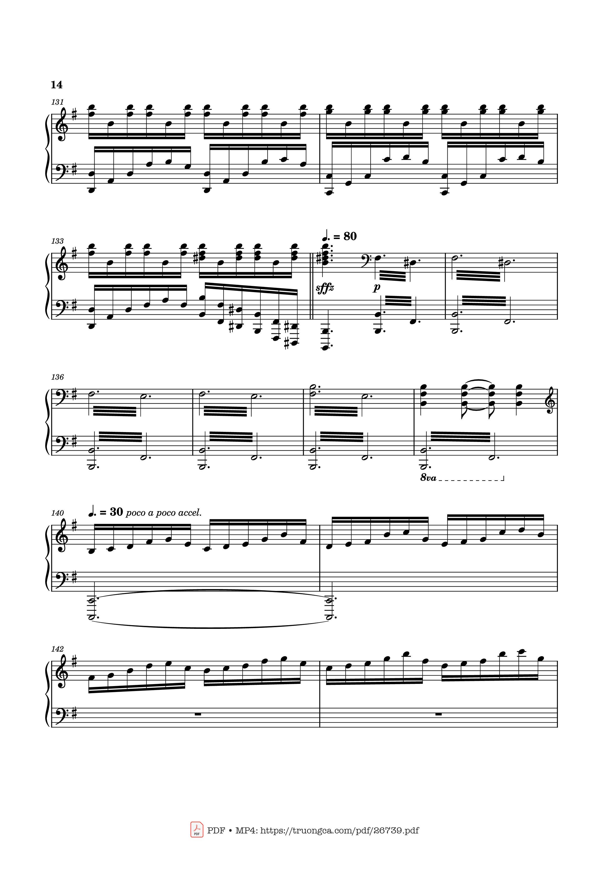 Trang 14 của Sheet nhạc PDF Piano bài hát Can You Hear the Music Piano - Ludwig Goransson