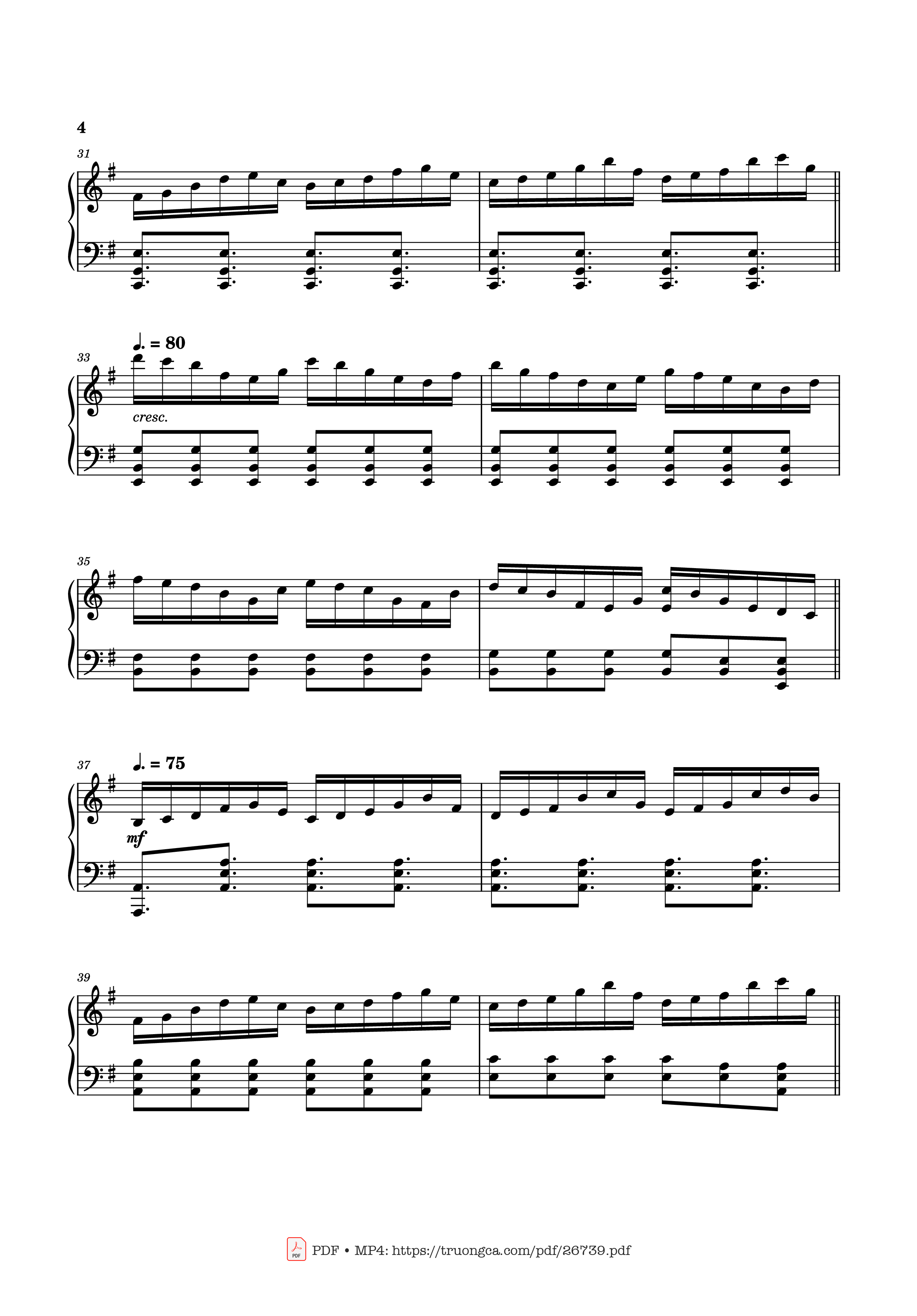 Trang 4 của Sheet nhạc PDF Piano bài hát Can You Hear the Music Piano - Ludwig Goransson