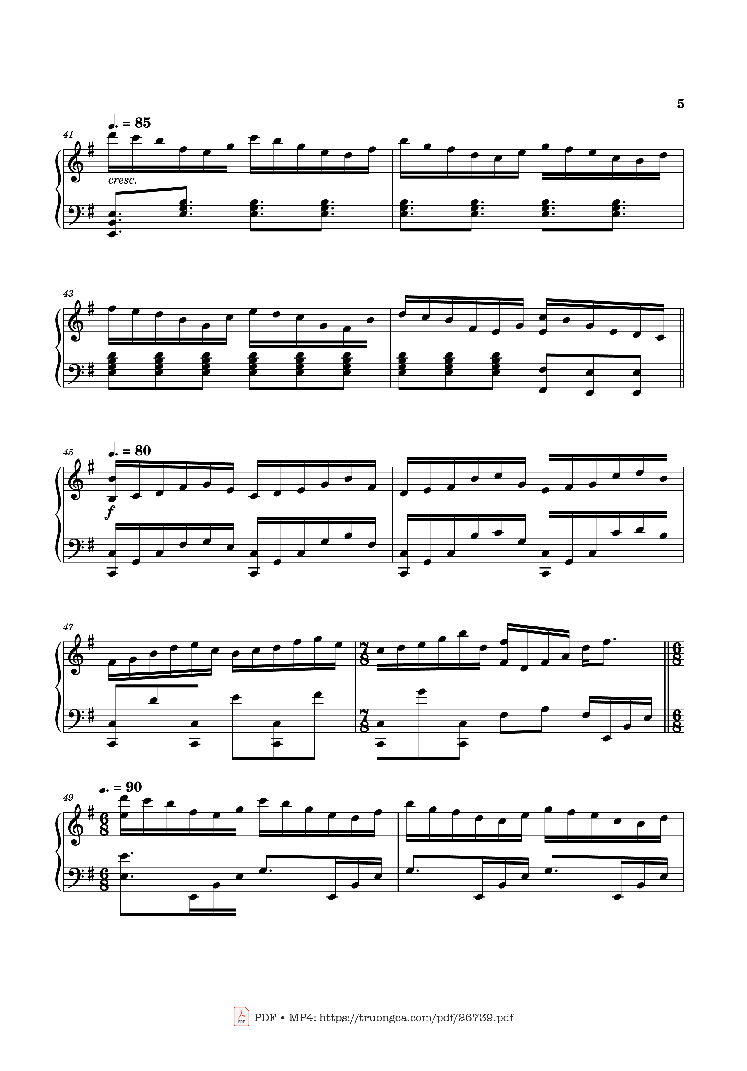 Trang 5 của Sheet nhạc PDF Piano bài hát Can You Hear the Music Piano - Ludwig Goransson