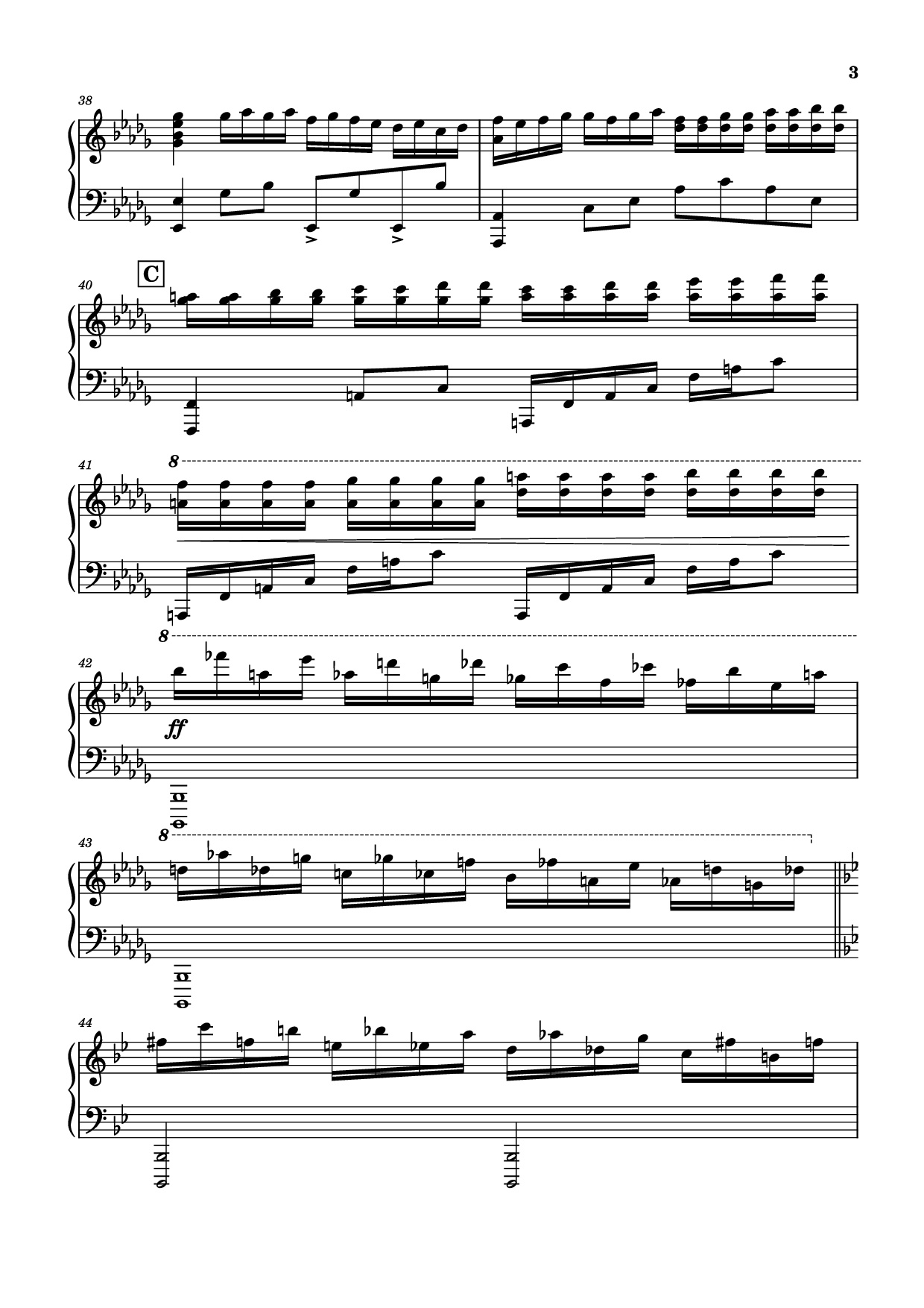 Trang 3 của Sheet nhạc PDF Piano bài hát Prologue: Lycoris Radiata Piano - Spikes