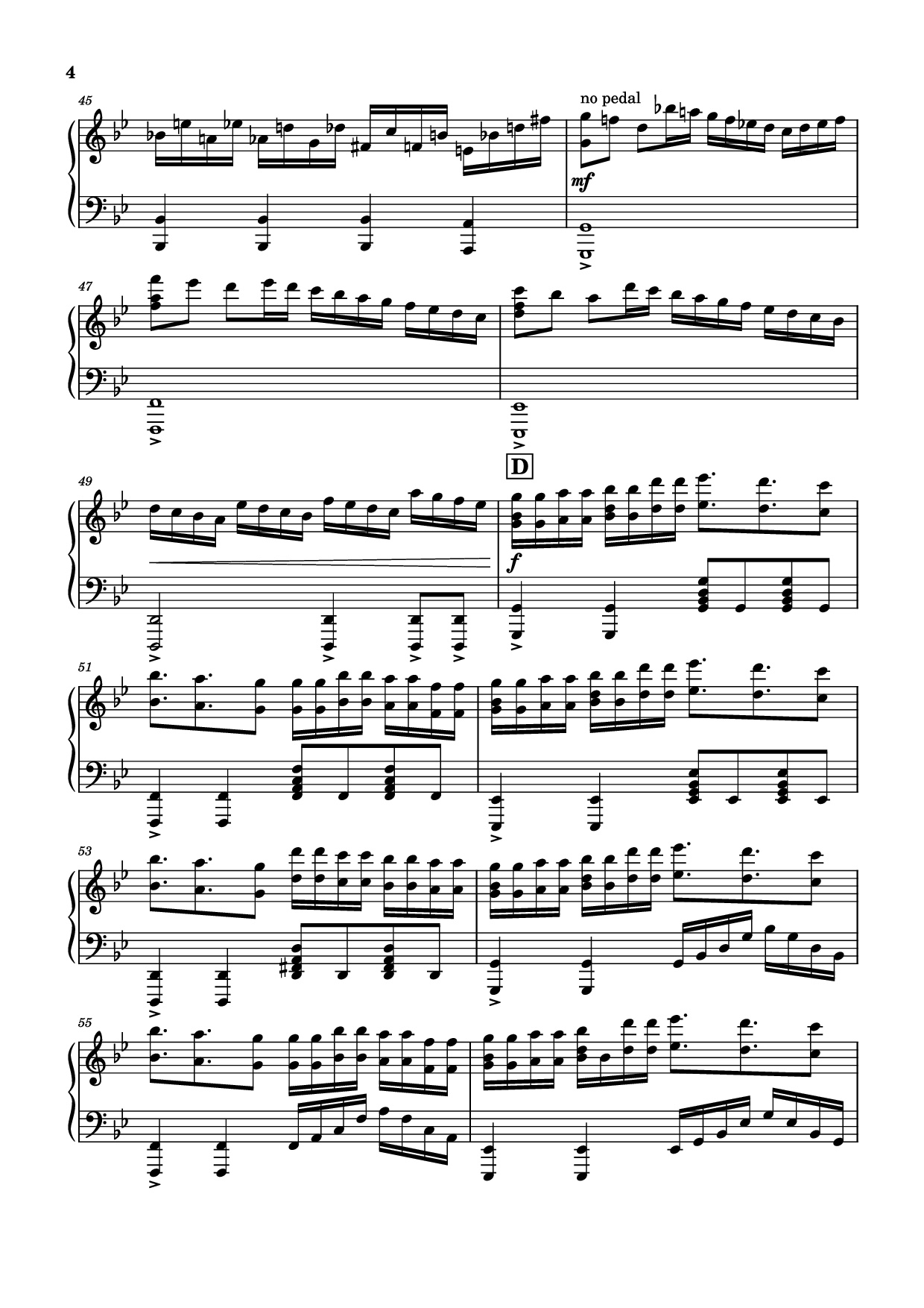 Trang 4 của Sheet nhạc PDF Piano bài hát Prologue: Lycoris Radiata Piano - Spikes