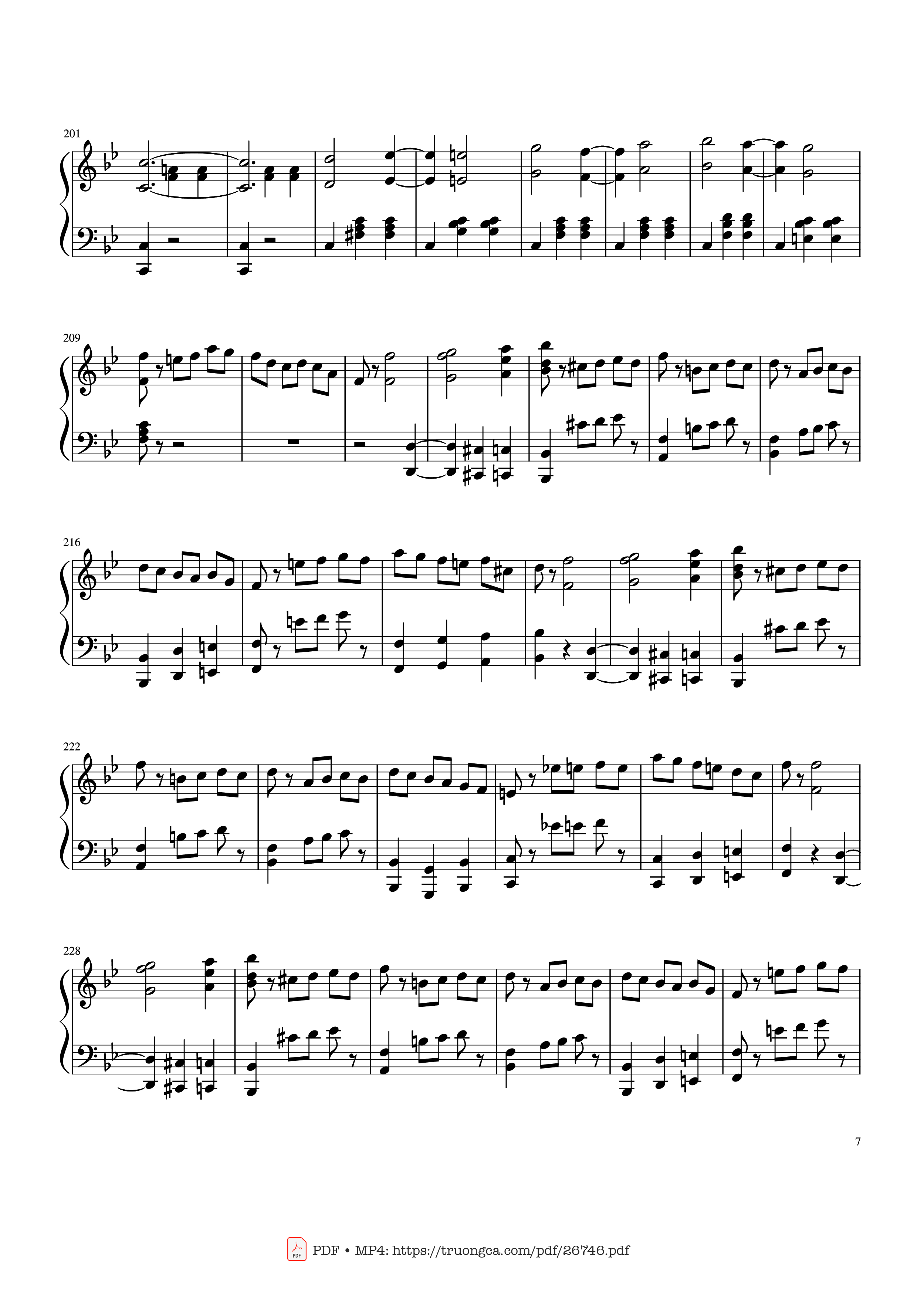 Trang 7 của Sheet nhạc PDF Piano bài hát Tchaikovsky Waltz from "The Sleeping Beauty" Piano - Pyotr Ilyich Tchaikovsky
