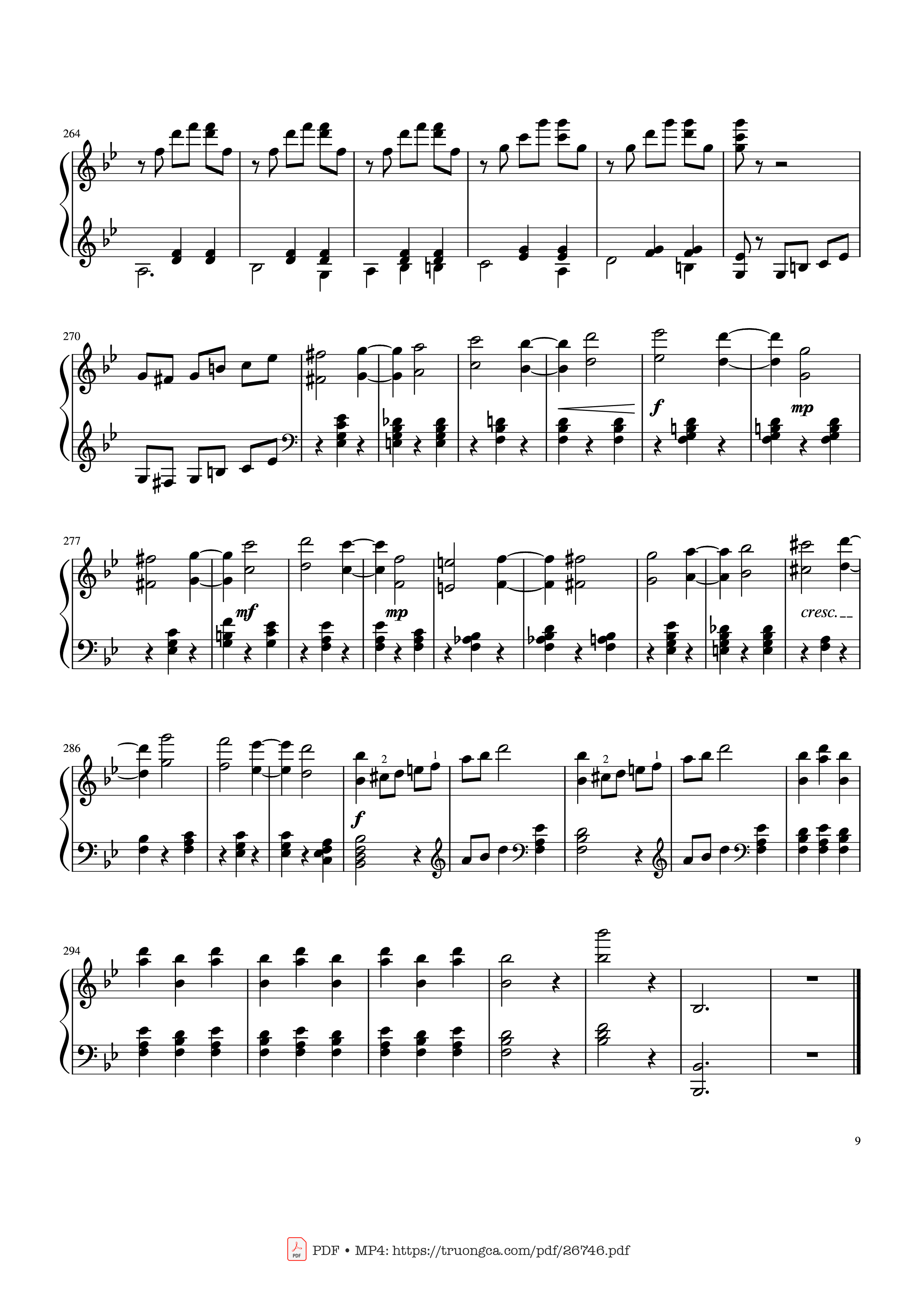 Trang 9 của Sheet nhạc PDF Piano bài hát Tchaikovsky Waltz from "The Sleeping Beauty" Piano - Pyotr Ilyich Tchaikovsky