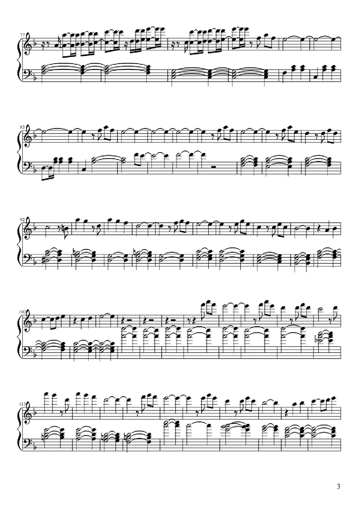 Trang 3 của Sheet nhạc PDF Piano bài hát Disney Pixar: Up Theme Piano - Undefined