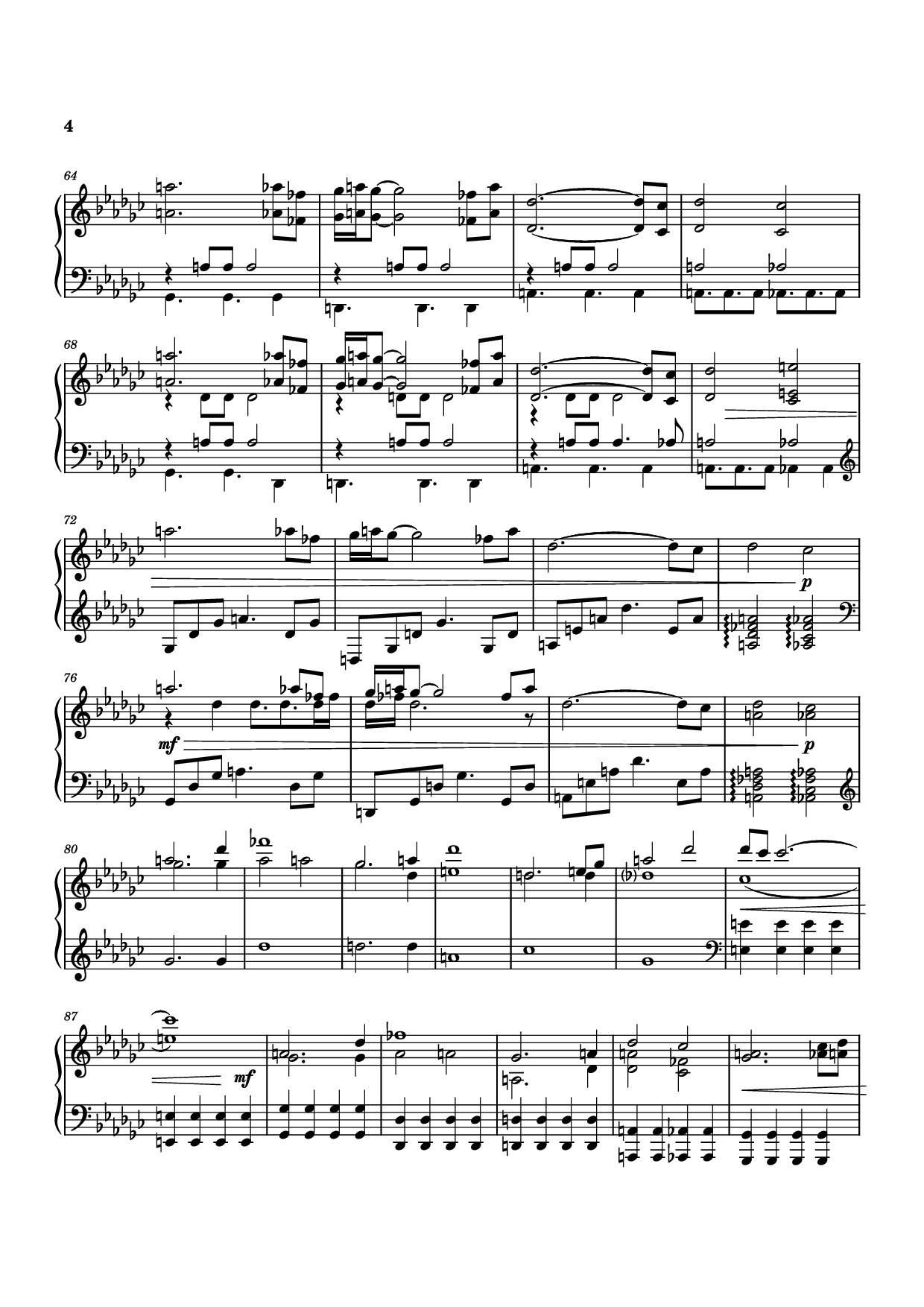 Trang 4 của Sheet nhạc PDF Piano bài hát Natlan Piano - Arranged by: Kenjin Gaming