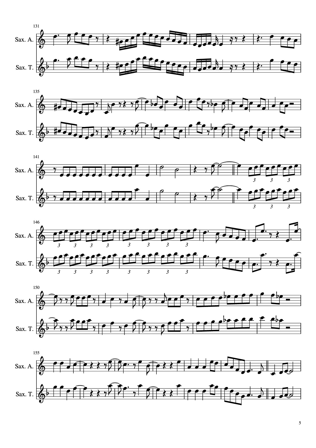 Trang 5 của Sheet nhạc PDF bài hát Blue Bossa Dexter Gordon - Undefined
