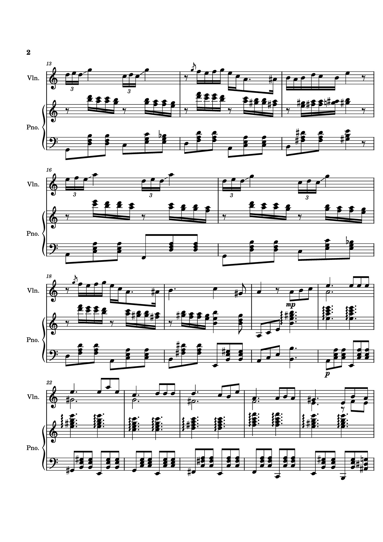 Trang 2 của Sheet nhạc PDF Piano bài hát TUOI DA BUON - covered Piano - Bach N Tran