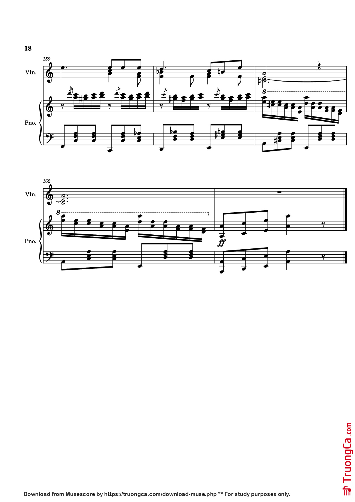 Trang 18 của Sheet nhạc PDF Piano bài hát TUOI DA BUON - covered Piano - Bach N Tran