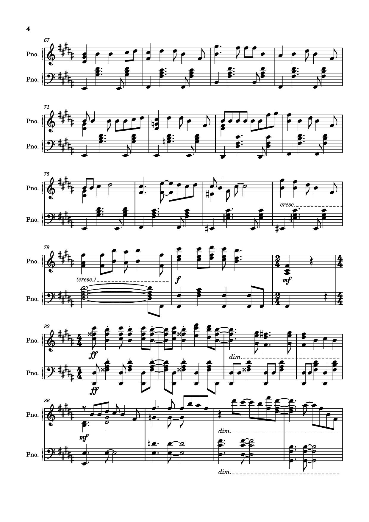 Trang 4 của Sheet nhạc PDF Piano bài hát Trapped in the Past Piano - Arranger: oldfrenchguy