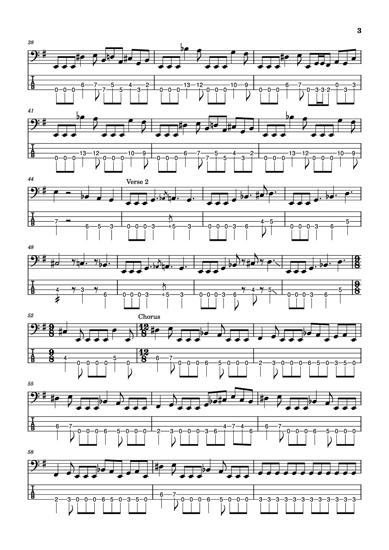 Trang 3 của Sheet nhạc PDF Guitar Tab bài hát Souls of Black Guitar TAB - Peterson, Skolnick, Clemente