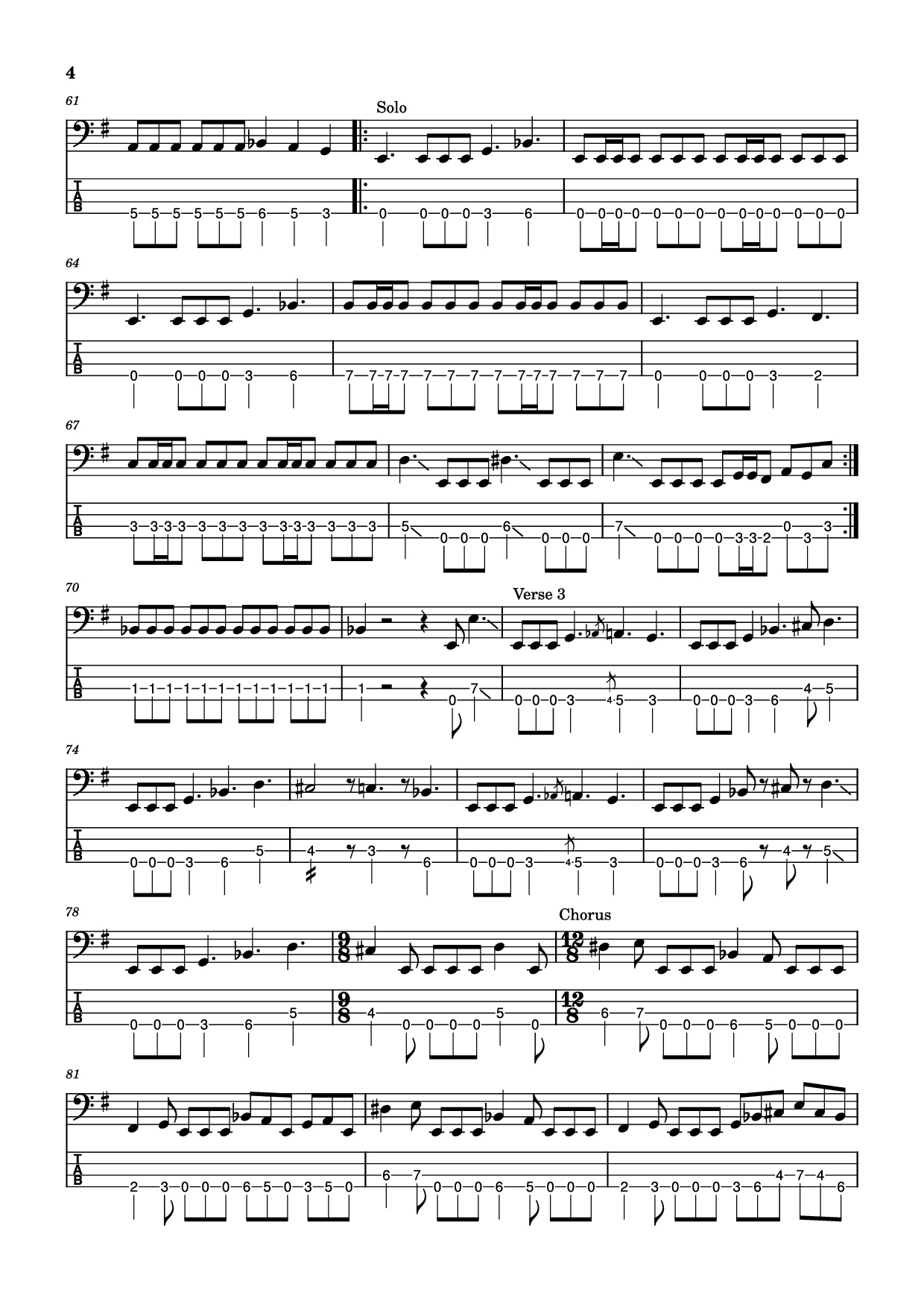 Trang 4 của Sheet nhạc PDF Guitar Tab bài hát Souls of Black Guitar TAB - Peterson, Skolnick, Clemente