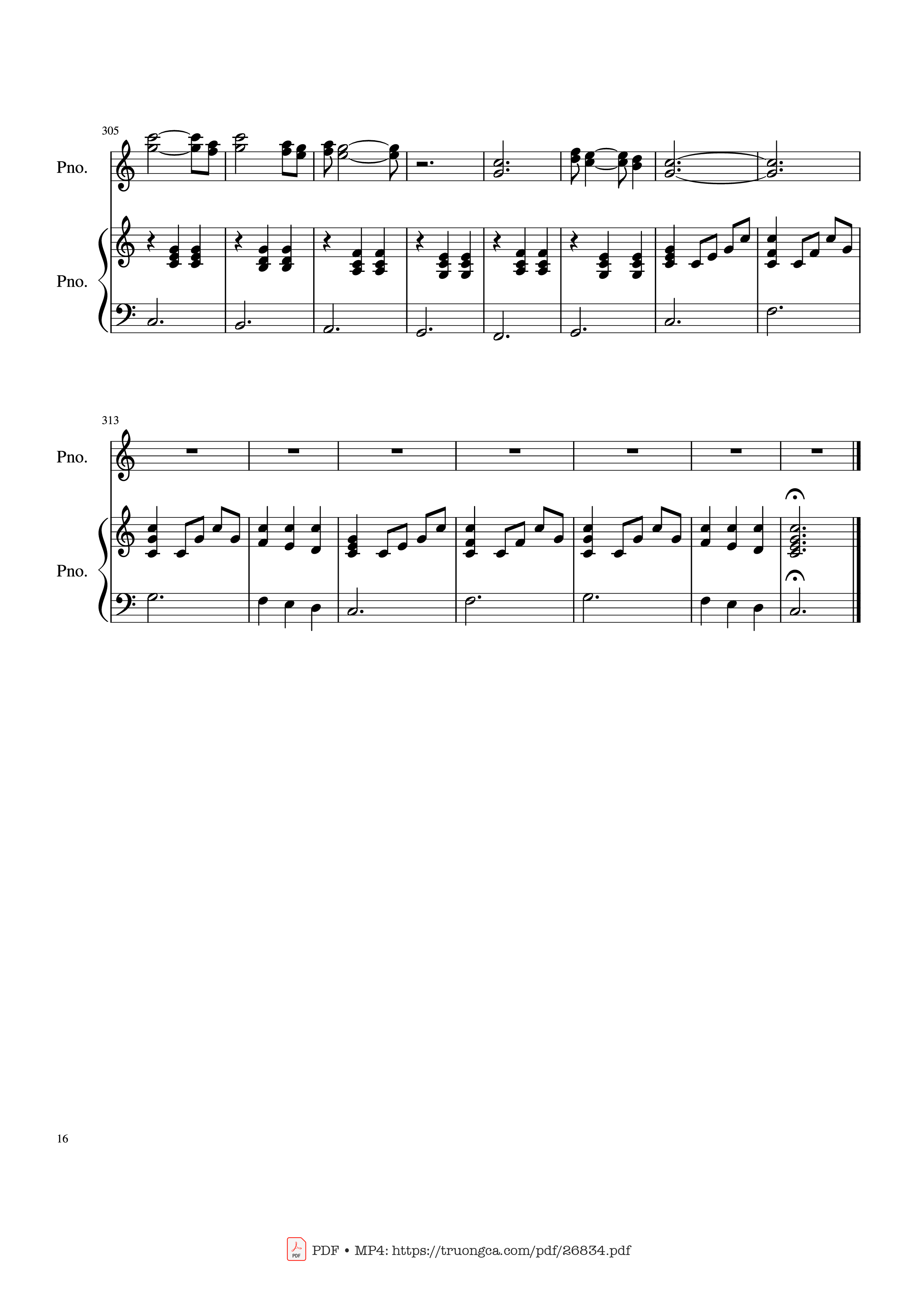 Trang 16 của Sheet nhạc PDF Piano bài hát Piano Man (Vocal-Piano) - Words and Music by Billy Joel