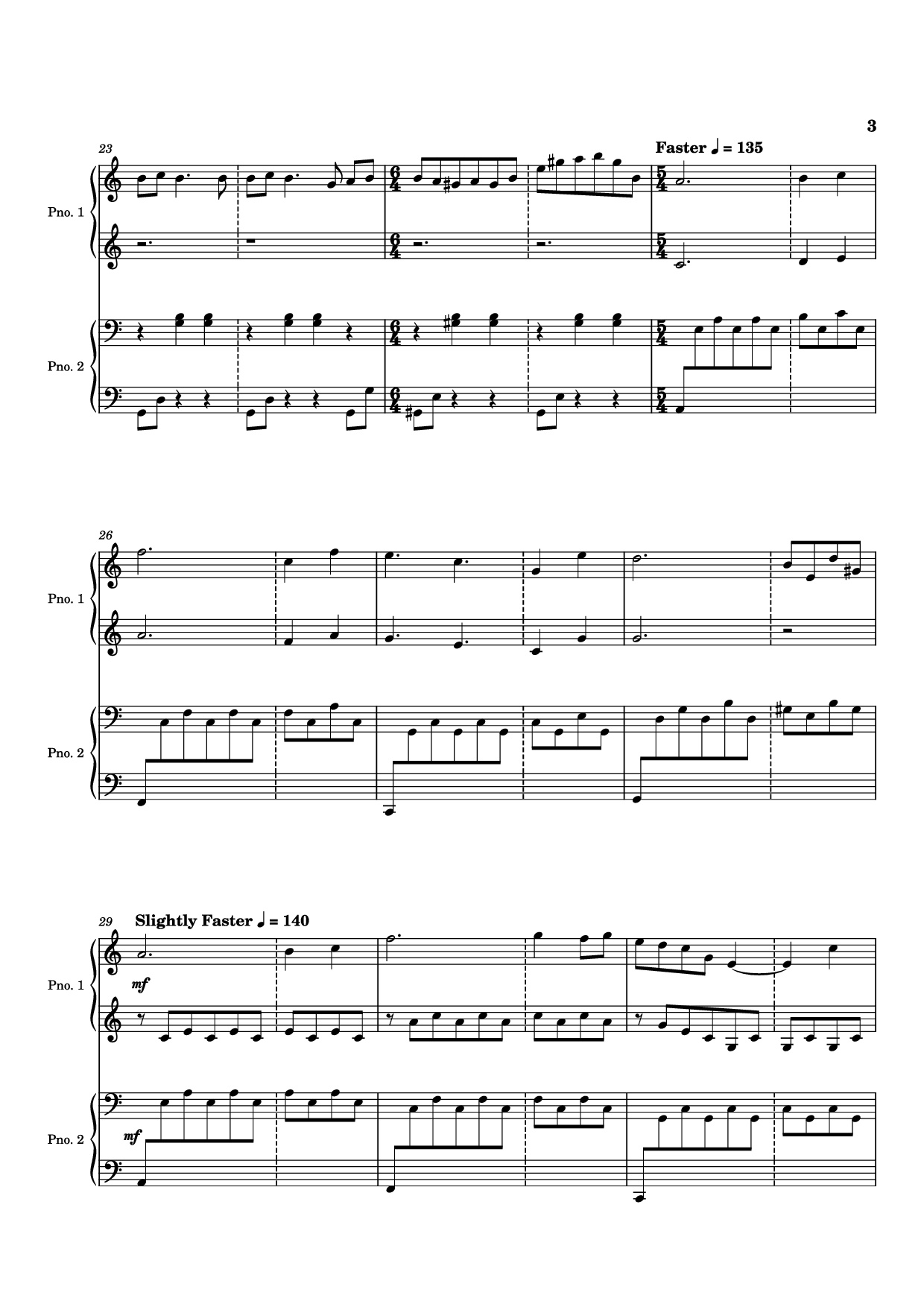 Trang 3 của Sheet nhạc PDF Piano bài hát Time is Tearing Us Apart Piano - Kyle Patrick Naval