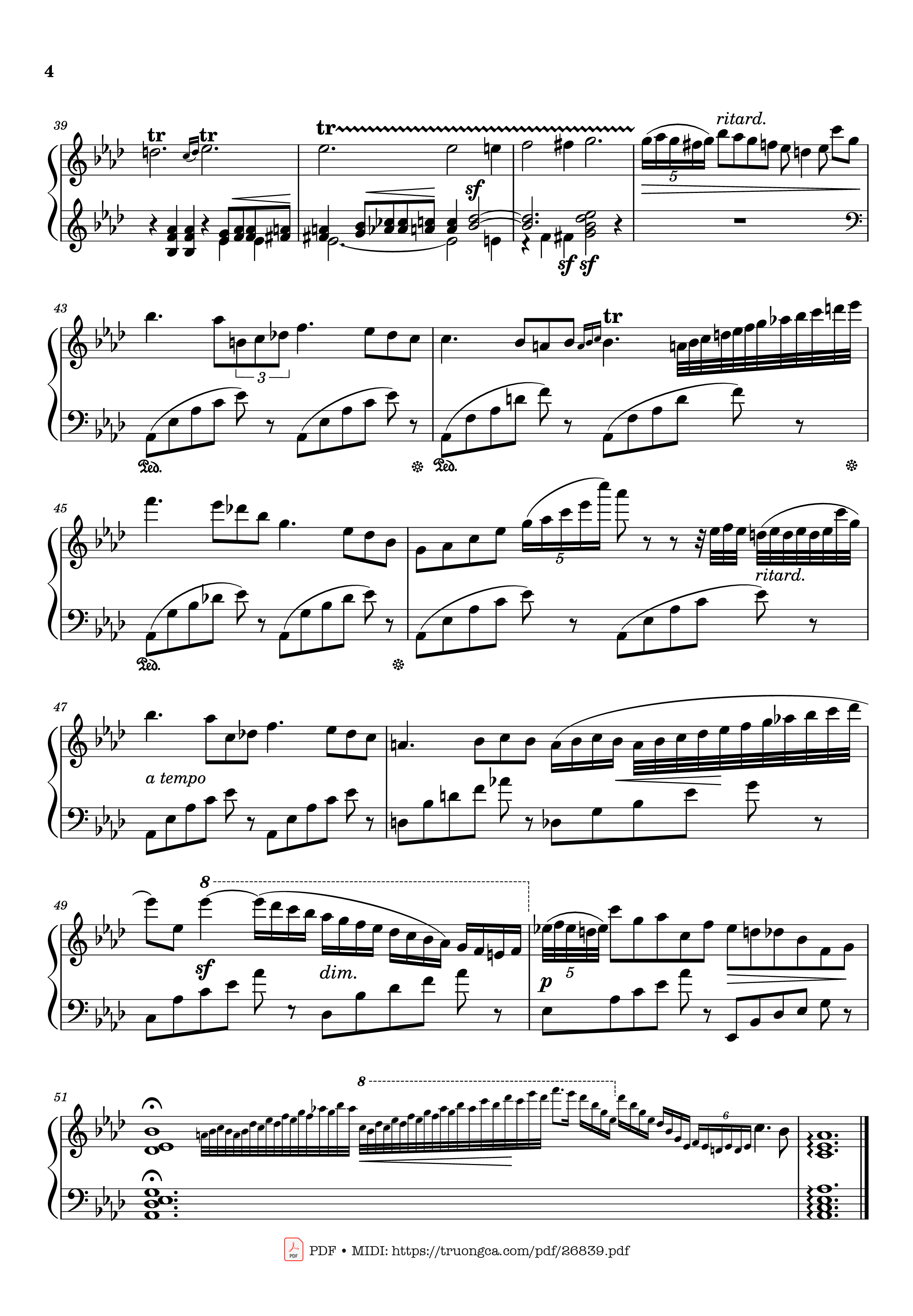 Trang 4 của Sheet nhạc PDF Piano bài hát Étude en Douze Exercices Piano - Franz Liszt