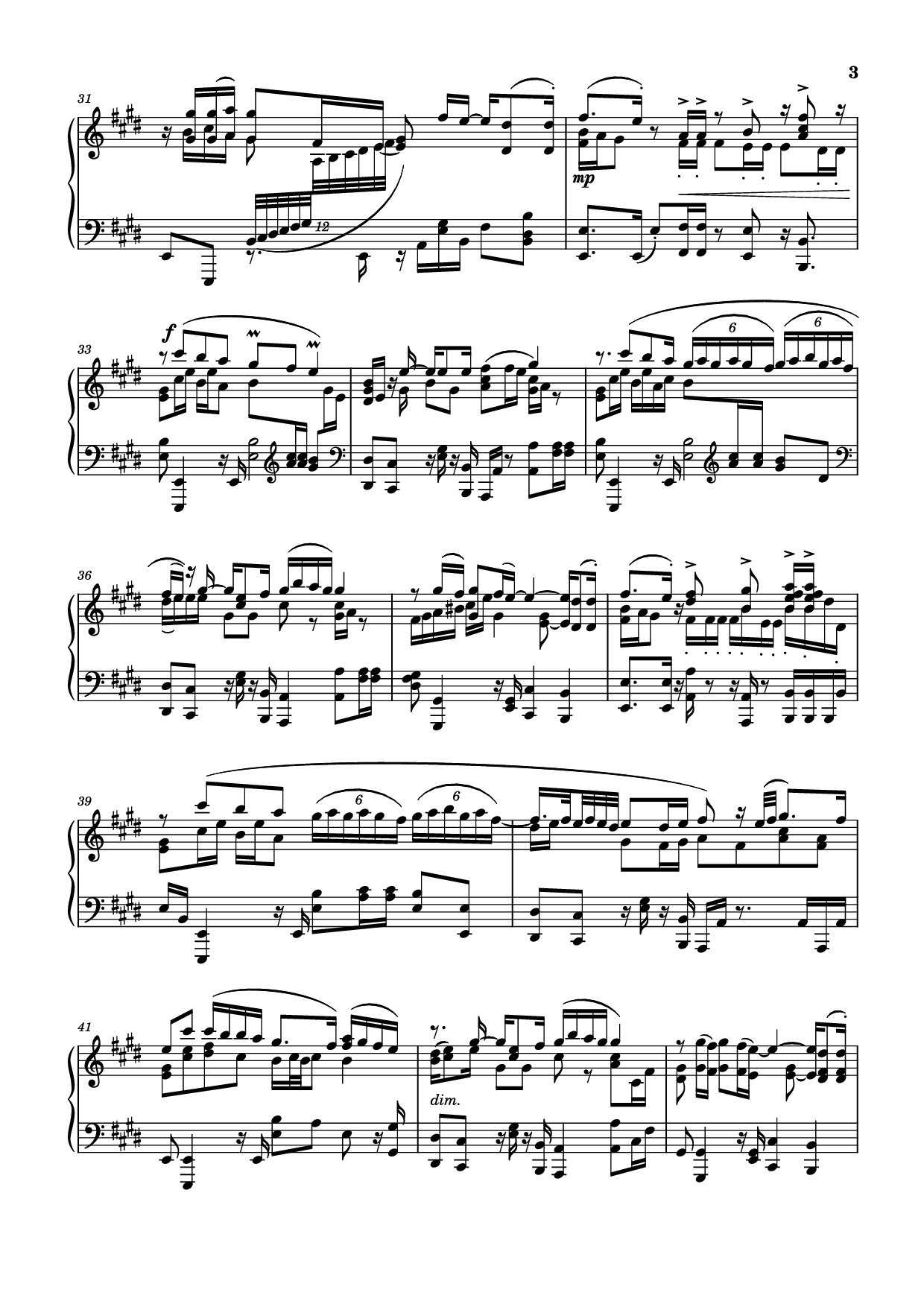 Trang 3 của Sheet nhạc PDF Piano bài hát Fairouz - Kifak Enta | فيروز - كيفك إنت Piano - Ziad Rahbani | زياد الرحباني