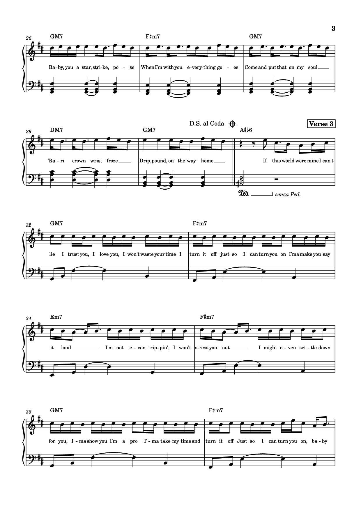 Trang 3 của Sheet nhạc PDF Piano bài hát LUTHER Piano - Kendrick Lamar