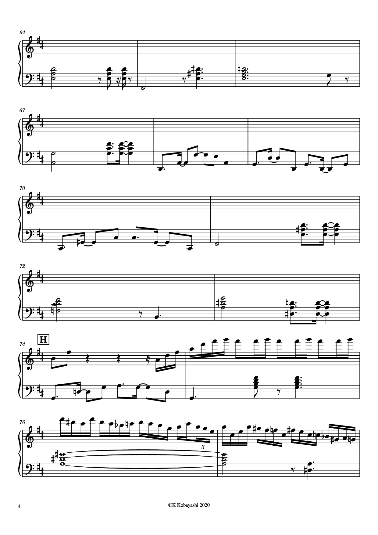 Trang 4 của Sheet nhạc PDF Piano bài hát Spain Piano - Composer:Chick Corea