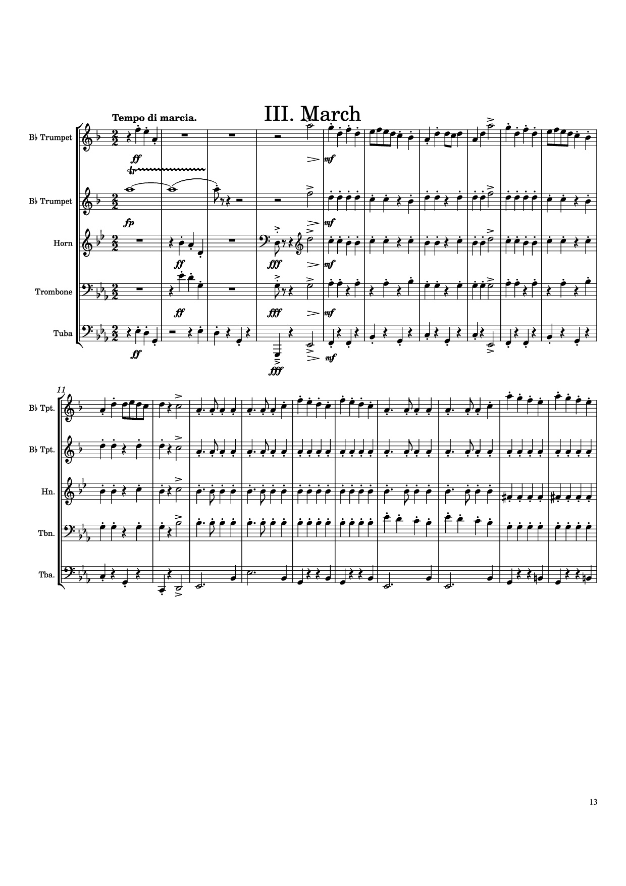 Trang 13 của Sheet nhạc PDF bài hát First Suite in E Flat - Gustav Holst