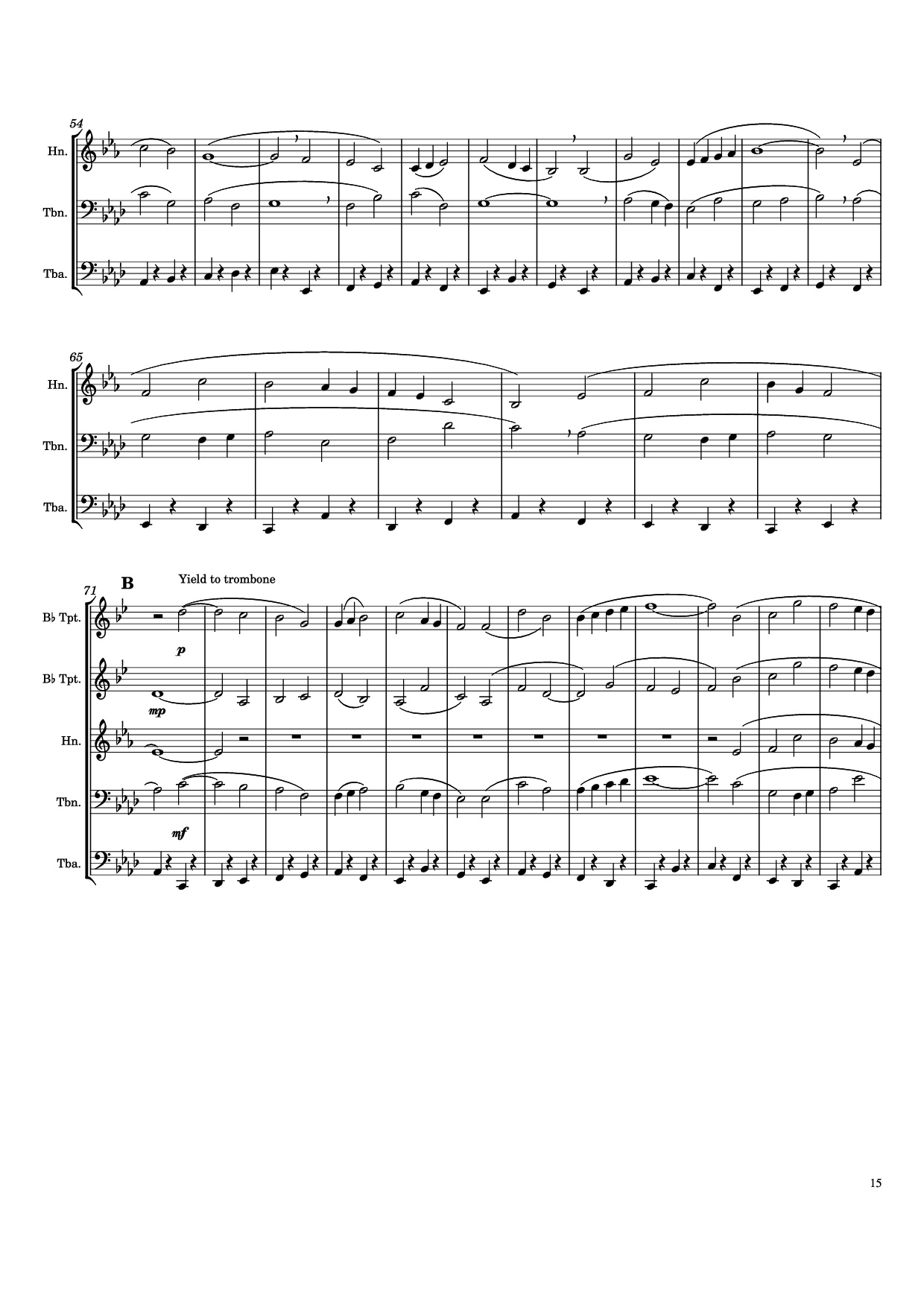 Trang 15 của Sheet nhạc PDF bài hát First Suite in E Flat - Gustav Holst