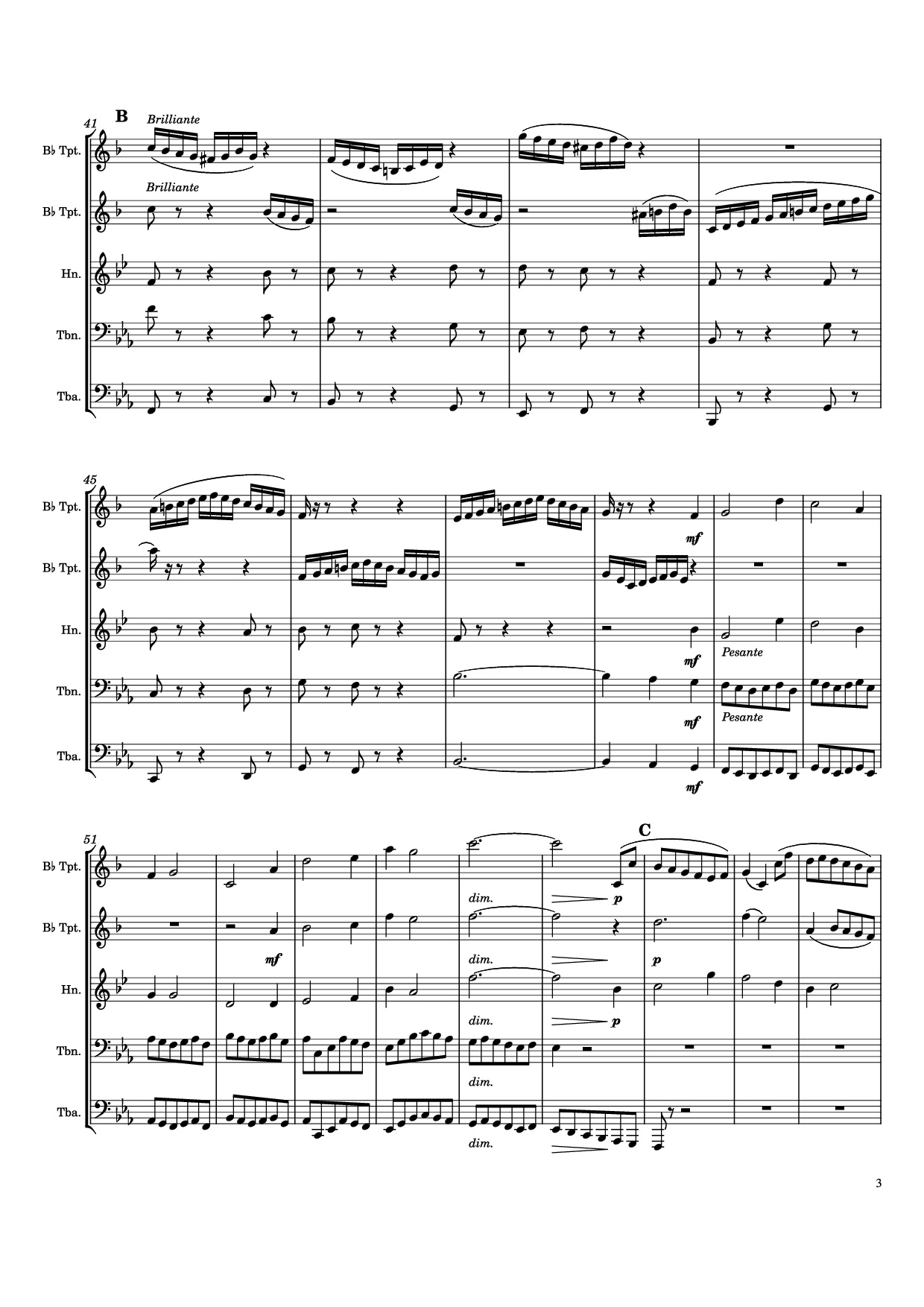 Trang 3 của Sheet nhạc PDF bài hát First Suite in E Flat - Gustav Holst