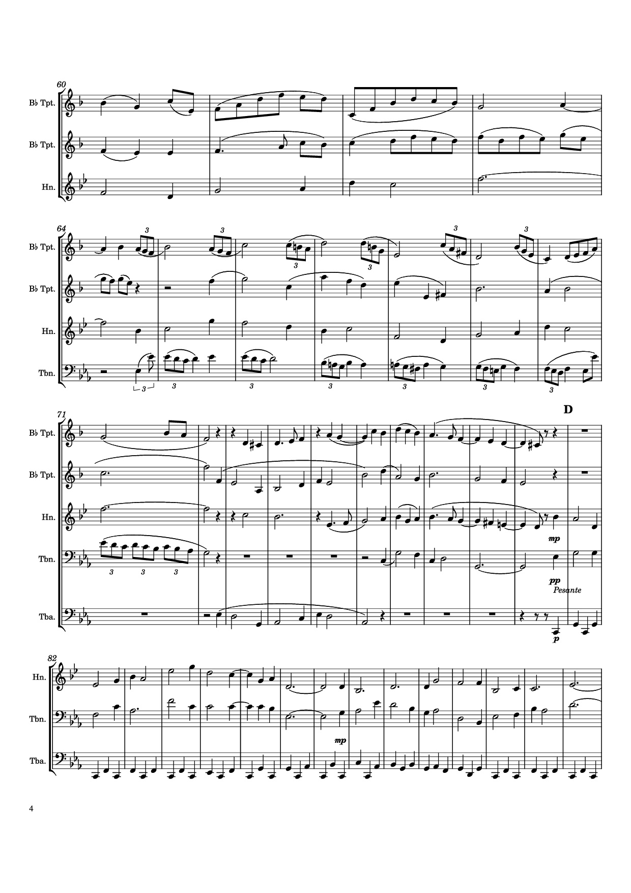 Trang 4 của Sheet nhạc PDF bài hát First Suite in E Flat - Gustav Holst