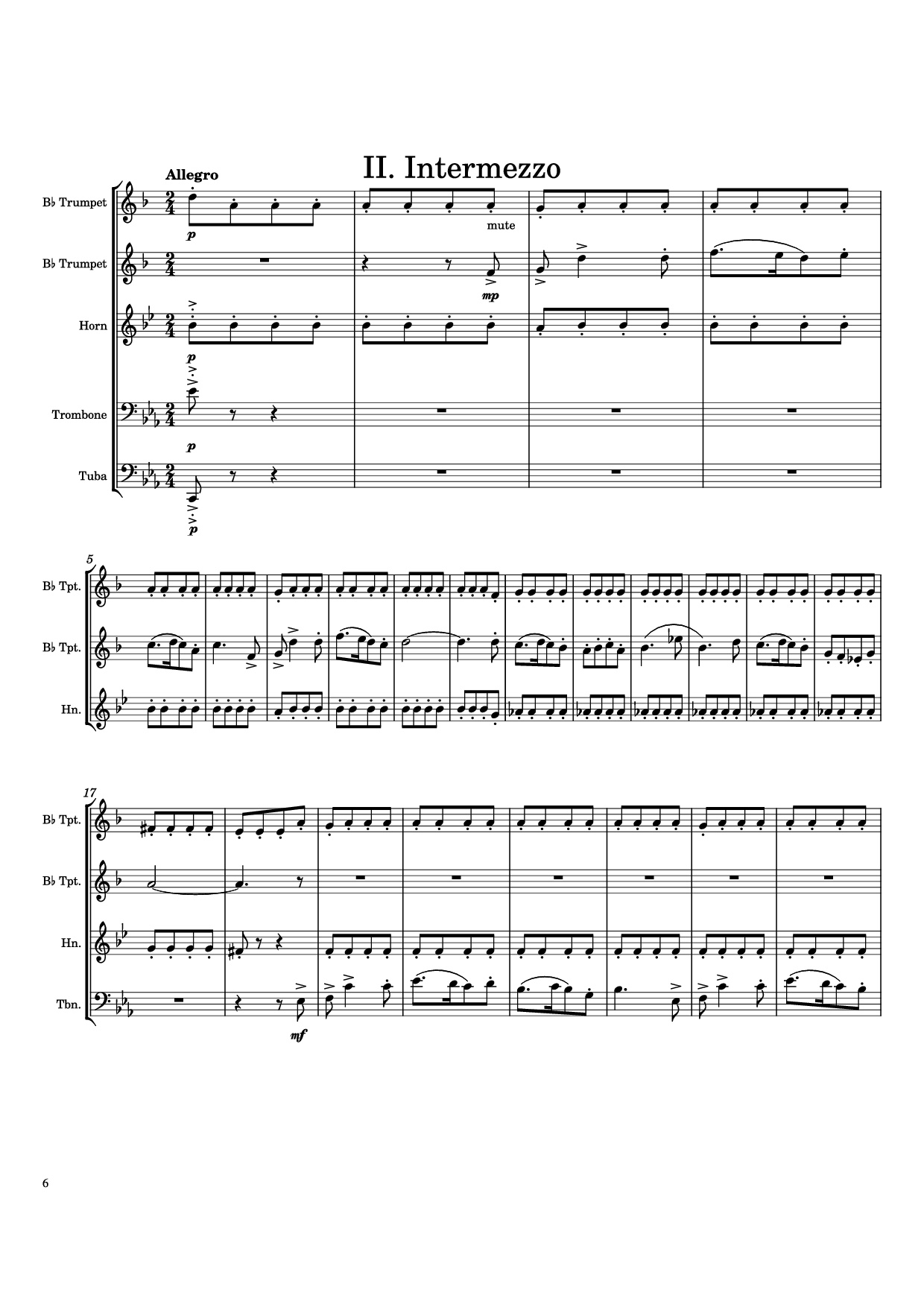 Trang 6 của Sheet nhạc PDF bài hát First Suite in E Flat - Gustav Holst