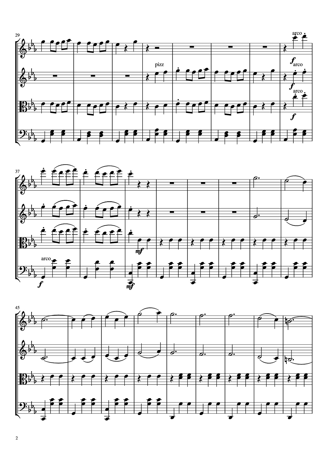 Trang 2 của Sheet nhạc PDF bài hát Waltz No. 2 From Suite for Variety Orchestra Violin - Shostakovich Transcribed by C. Han