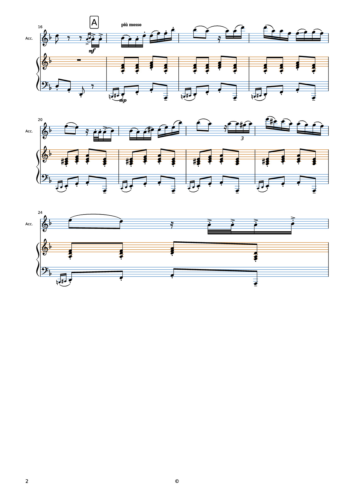 Trang 2 của Sheet nhạc PDF Piano bài hát El Choclo Piano - Undefined