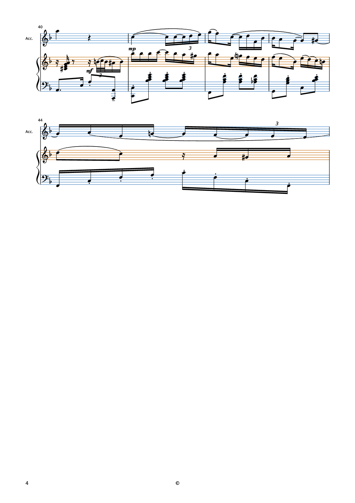 Trang 4 của Sheet nhạc PDF Piano bài hát El Choclo Piano - Undefined